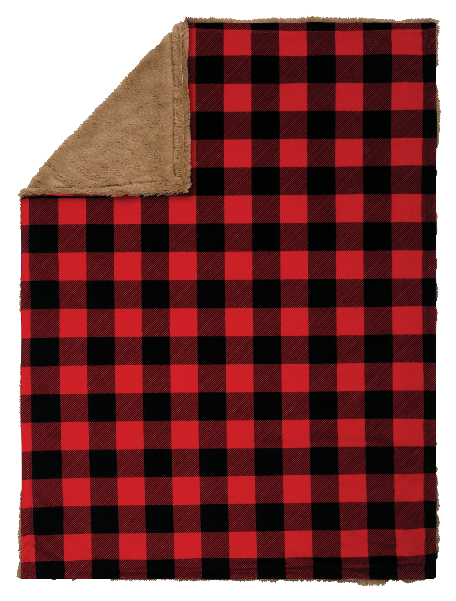 Image of Trend Lab Buffalo-Check Plush Baby Blanket