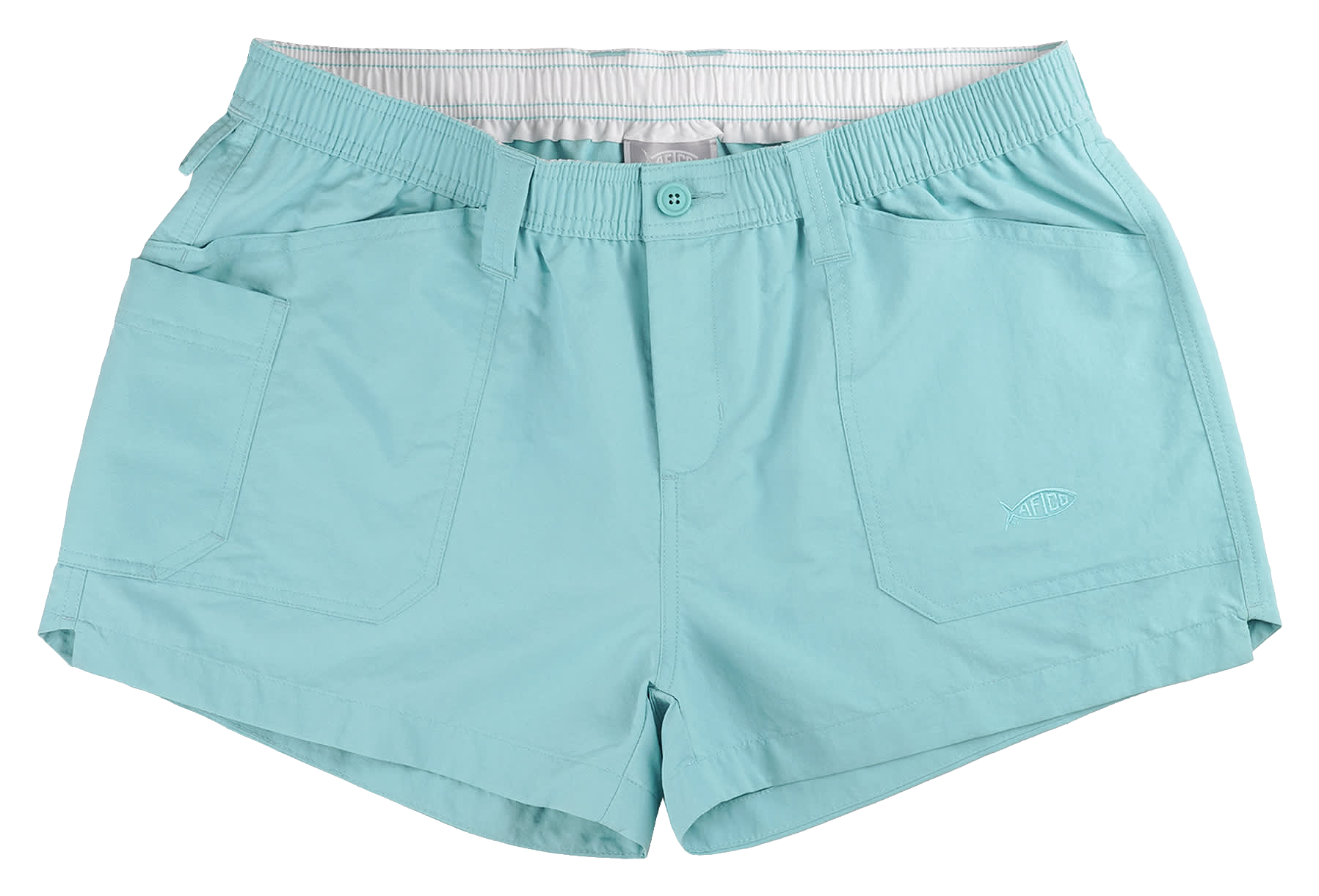 Image of AFTCO Original Fishing Shorts for Ladies - Pastel Turquoise - 4