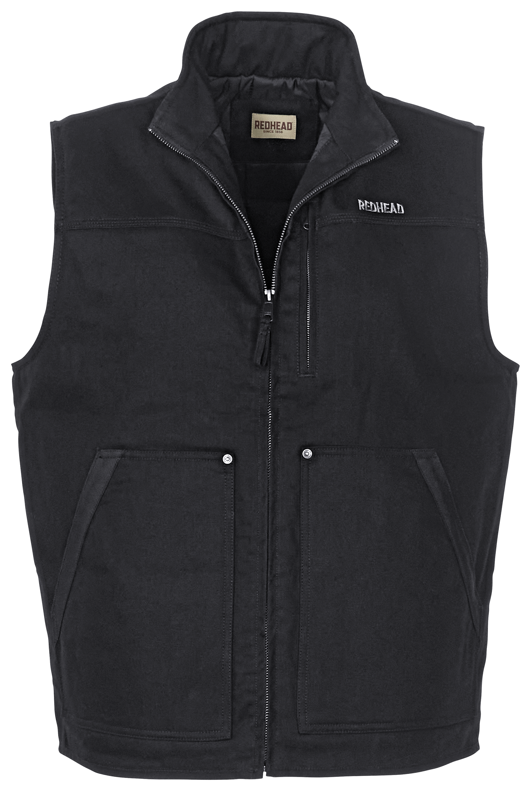 Image of RedHead Pro Series Insulated Canvas Vest for Men - Raven - S