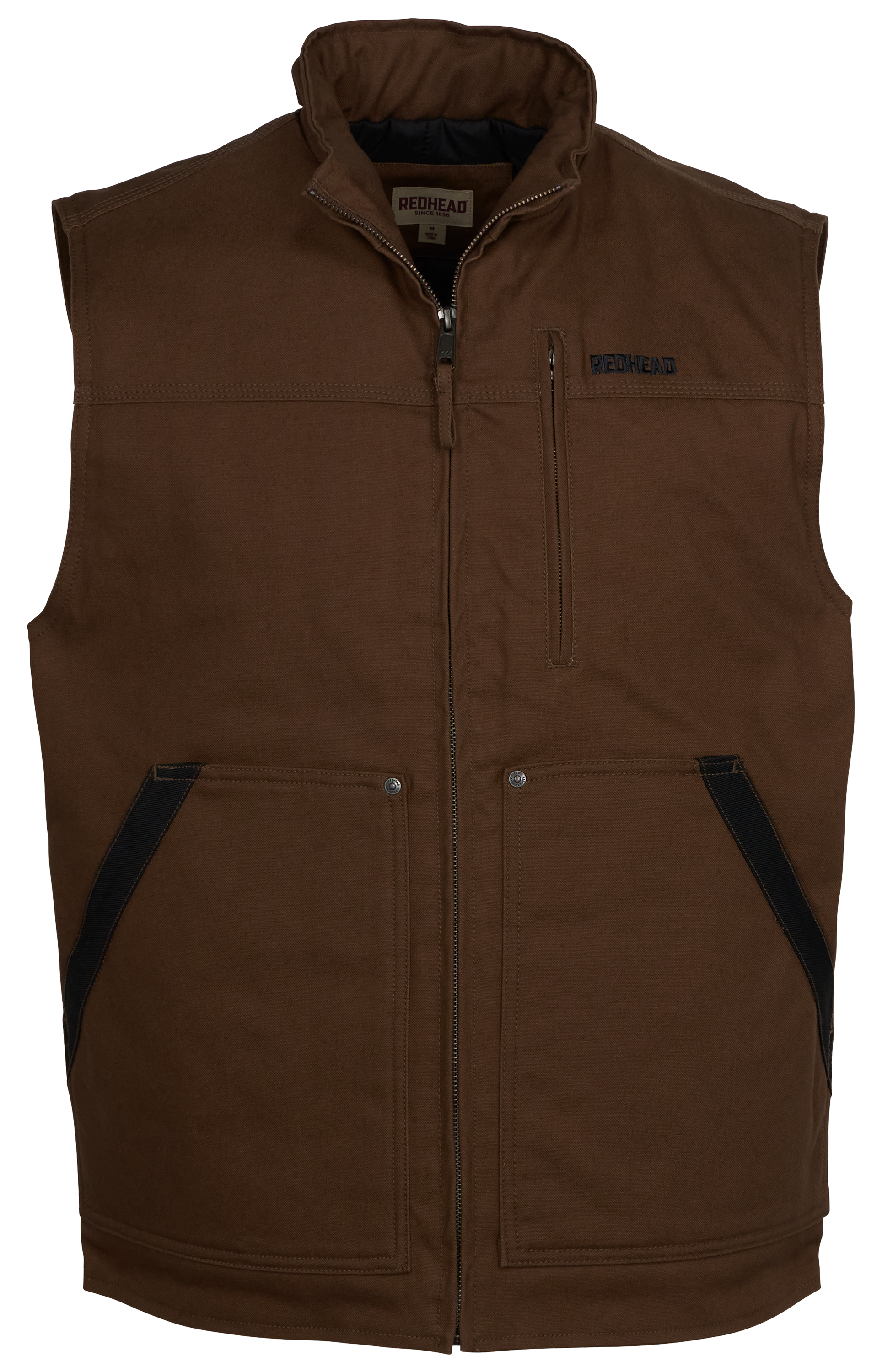 Image of RedHead Pro Series Insulated Canvas Vest for Men - Dark Earth - S