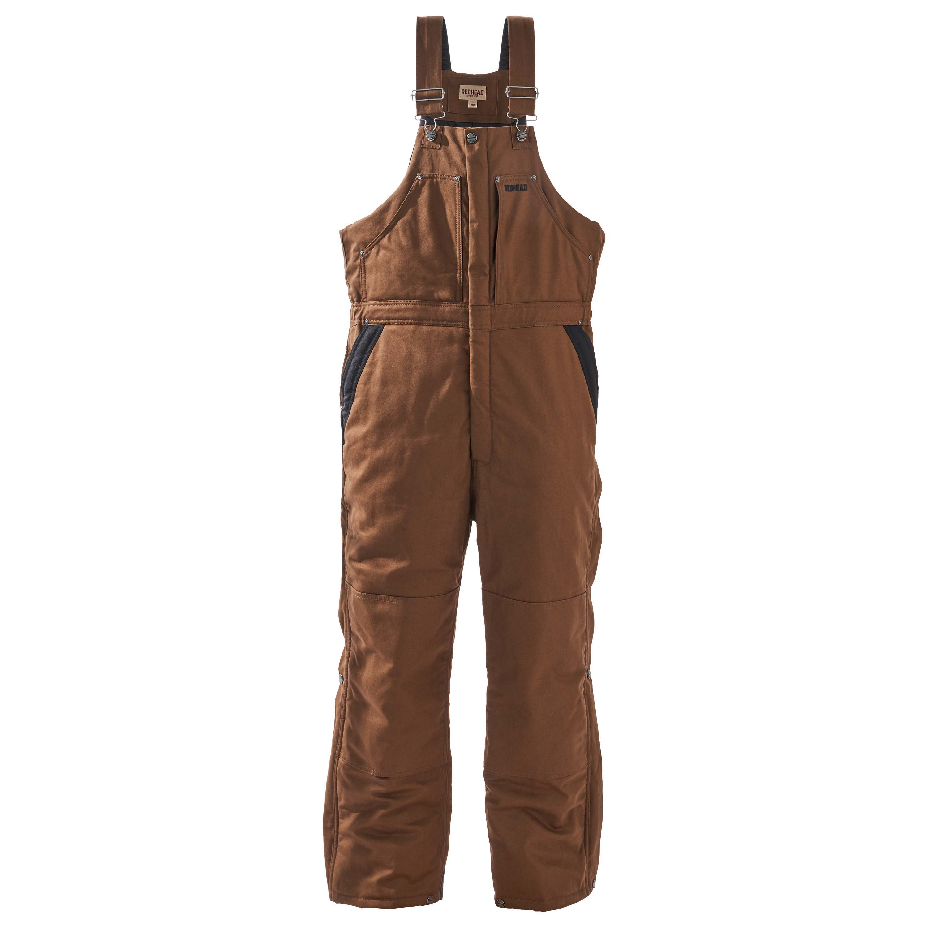 REDHEAD Pro Series Insulated Canvas Bib for Men