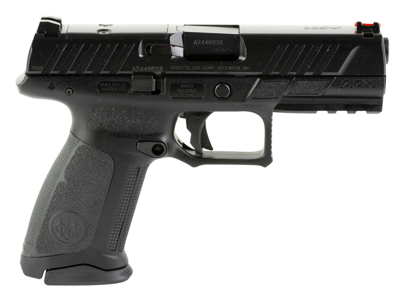 Beretta APX-A1 Full-Size Semi-Auto Pistol with Fiber-Optic Front Sight - 9mm - 15 - Beretta