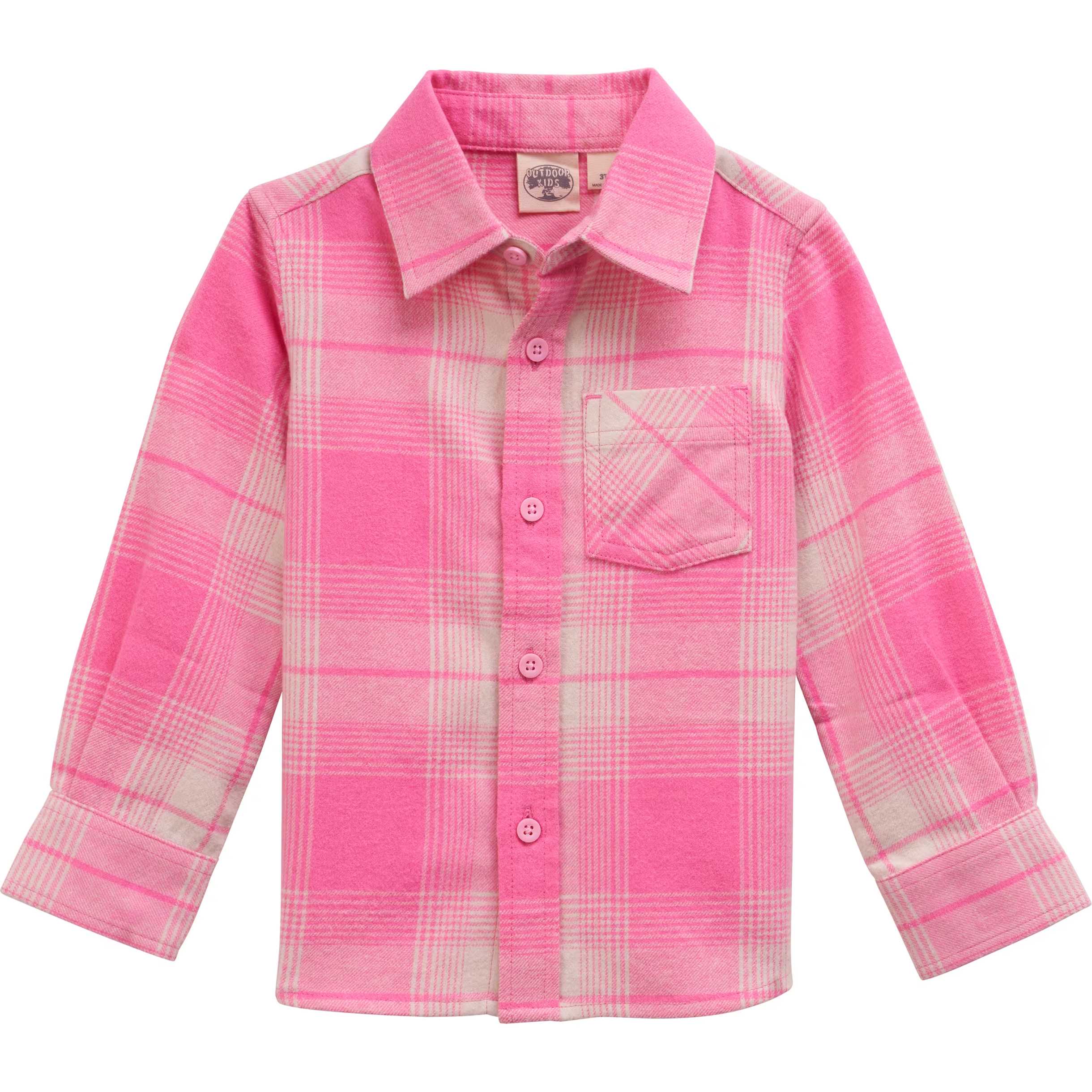 OUTDOOR KIDS Flannel Long-Sleeve Shirt for Kids