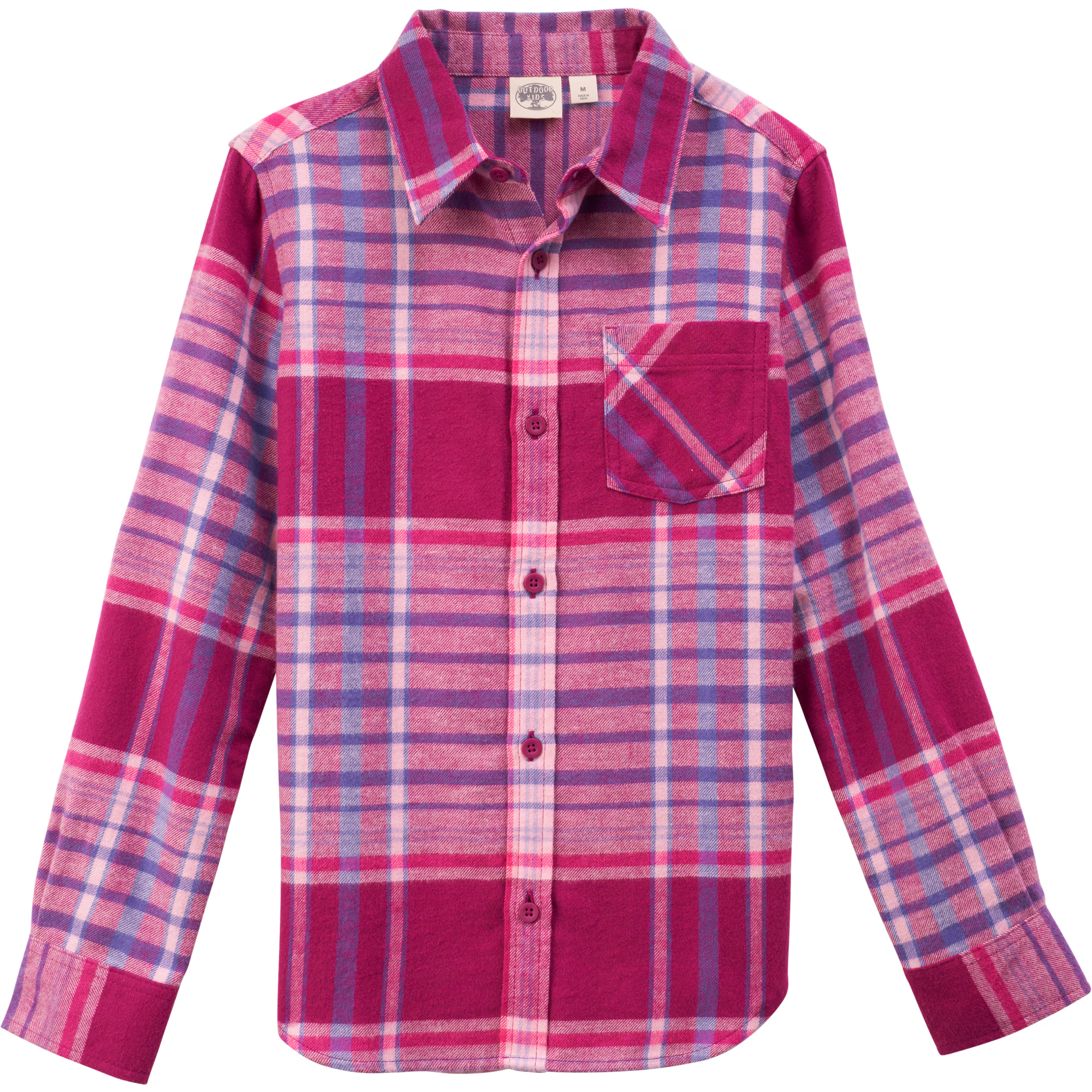 OUTDOOR KIDS Flannel Long-Sleeve Shirt for Toddlers