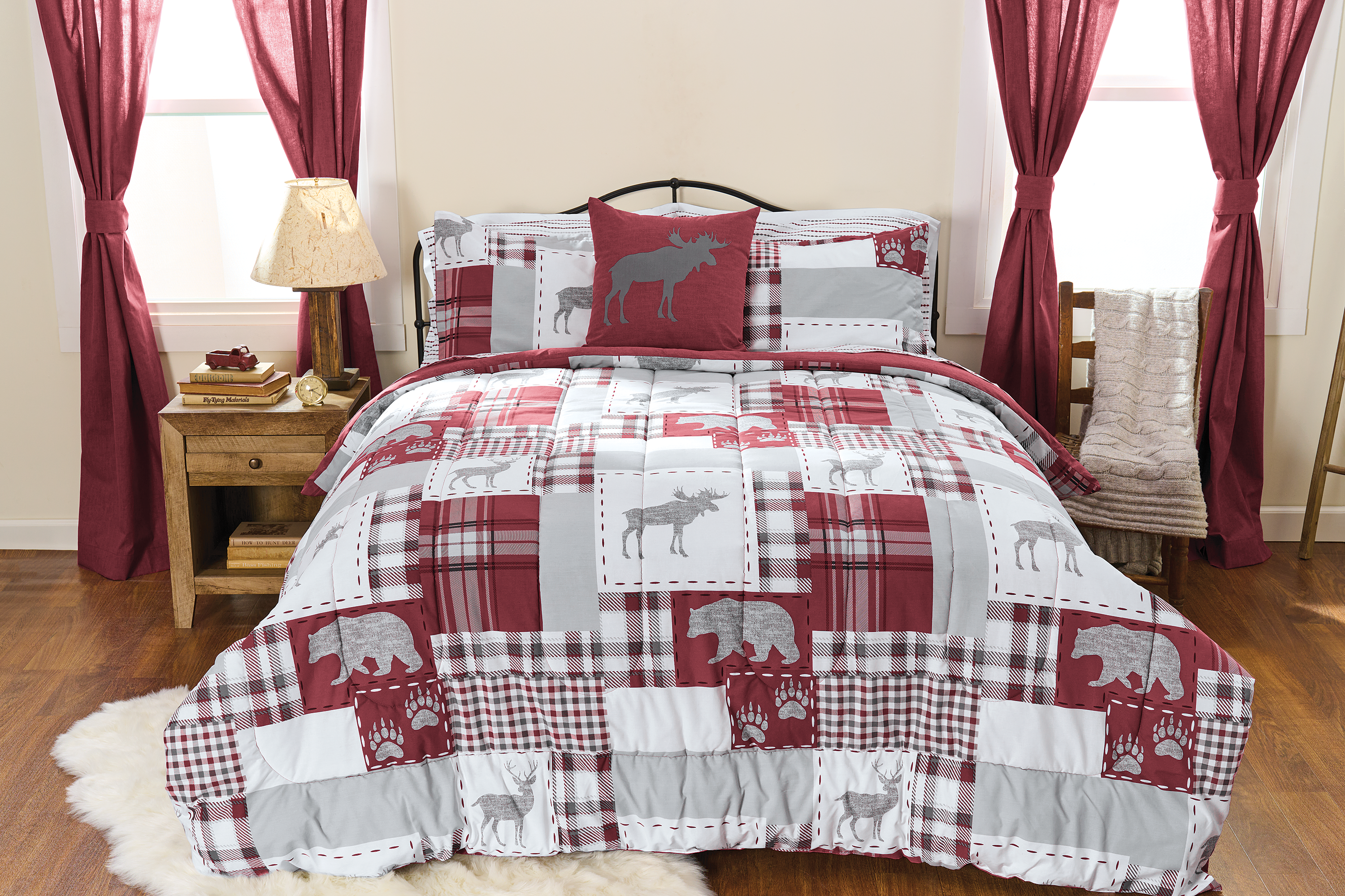 Image of White River Home Wildlife Ridge Collection Complete Bedding Set - Full