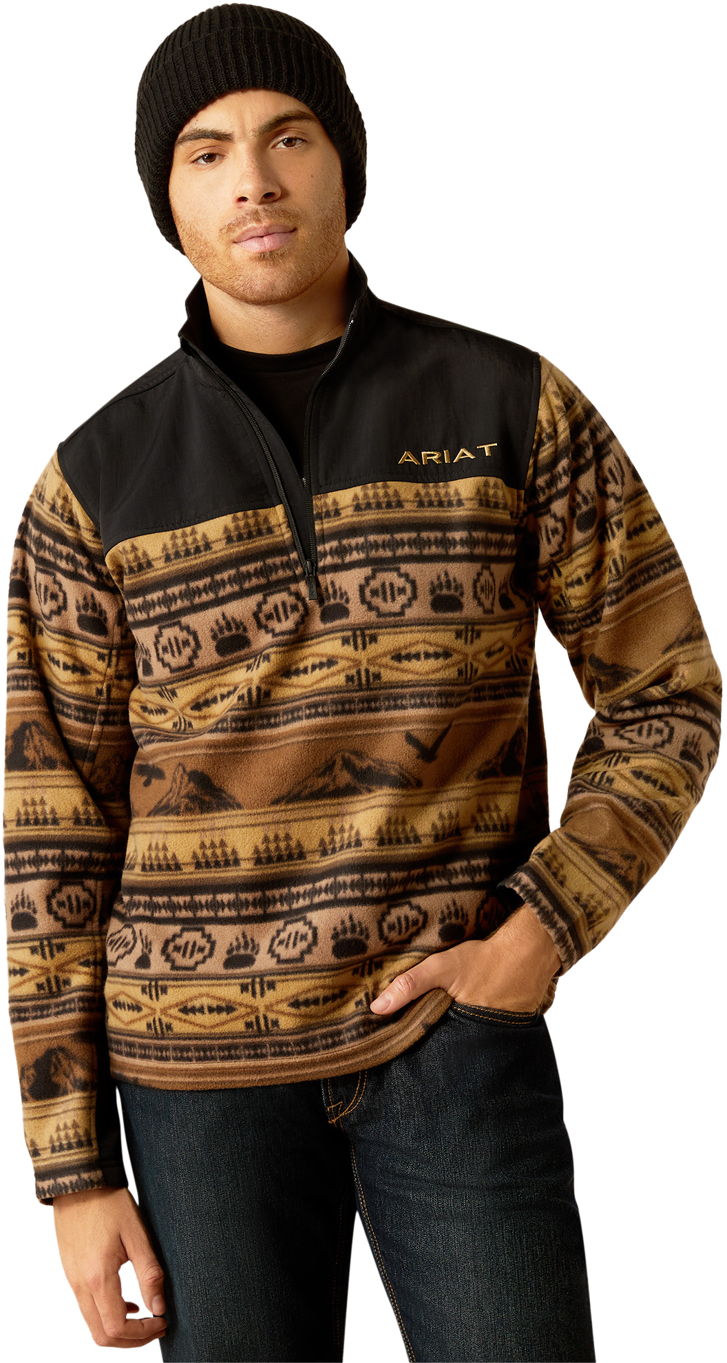 ARIAT Basis 2.0 Quarter-Zip Sweatshirt for Men
