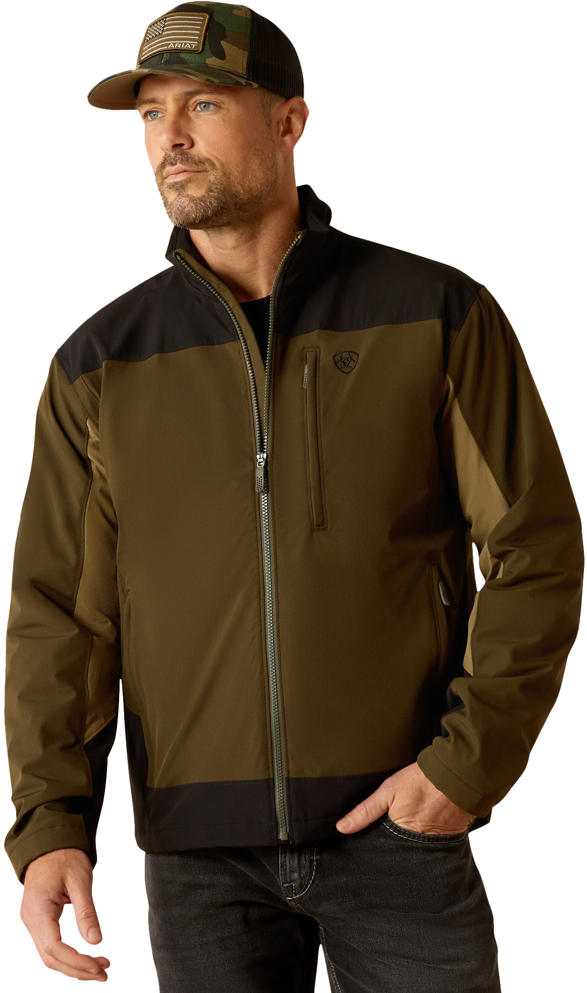 Image of Ariat Pioneer Full-Zip Jacket for Men - Relic - S