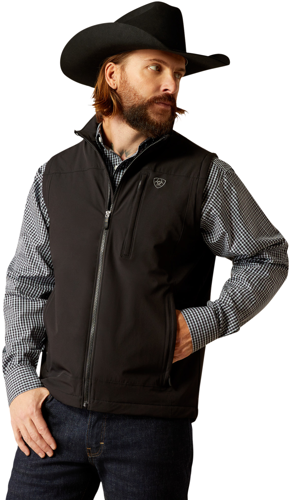 Image of Ariat Pioneer Vest for Men - Black - S