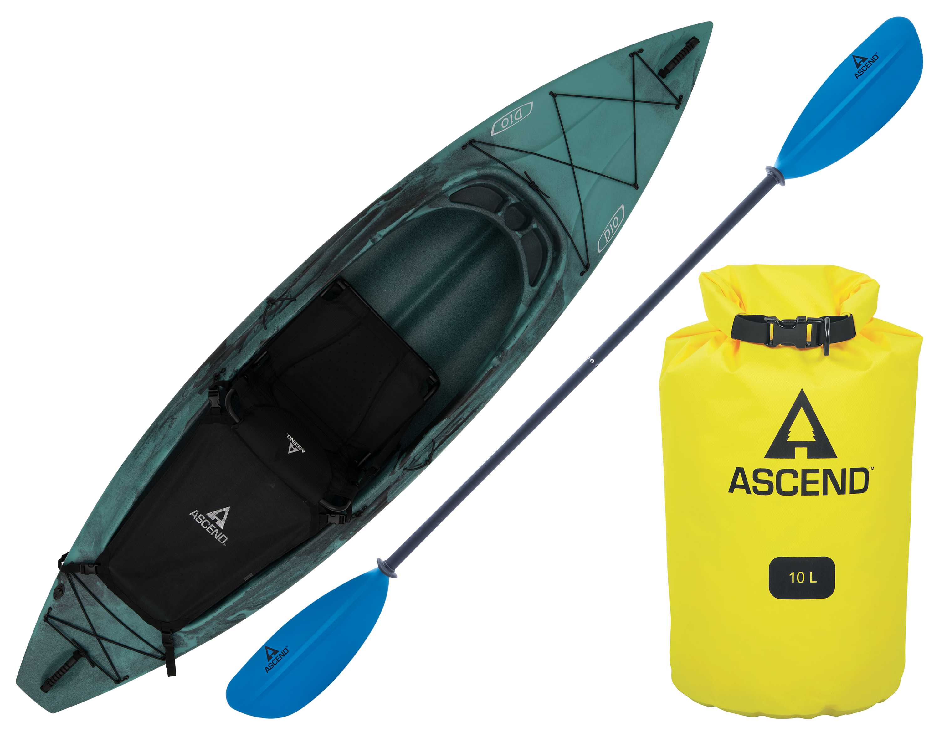 Image of Ascend D10 Sit-In Recreational Kayak Package