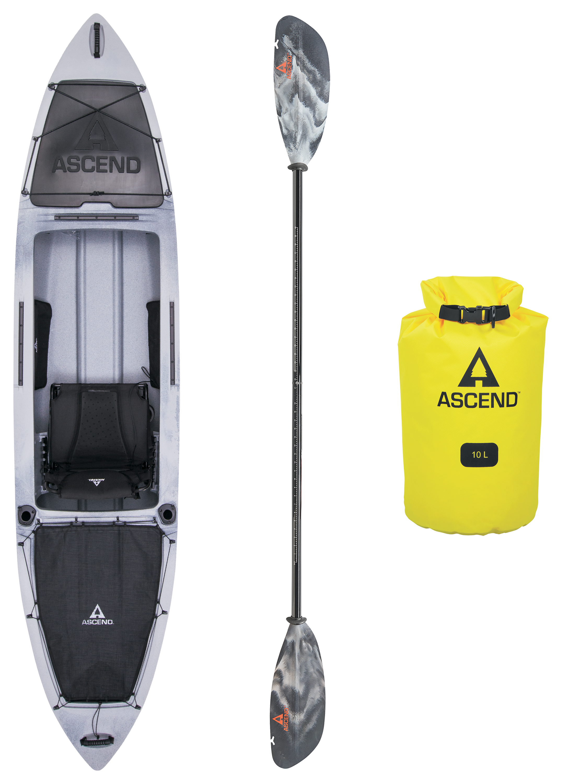 Image of Ascend H12 Sit-In Hybrid Kayak Package - Titanium