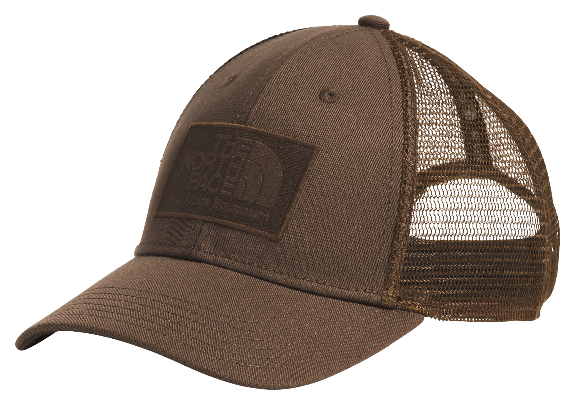 Image of The North Face Mudder Trucker Logo Cap - Smokey Brown