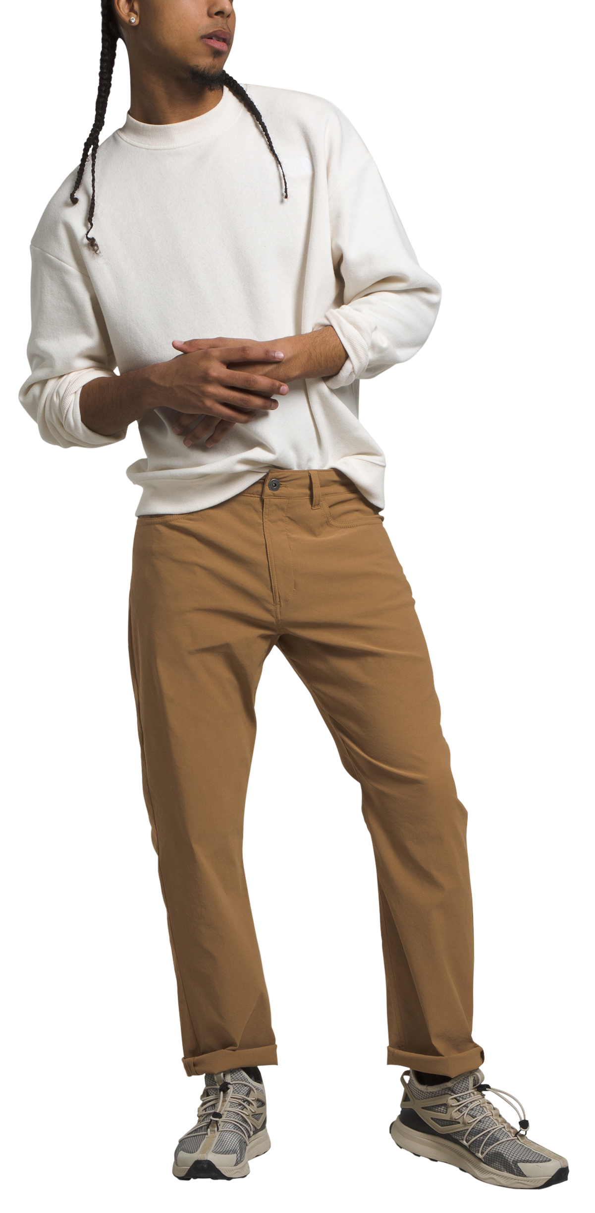 The North Face Sprag 5-Pocket Pants for Men - Utility Brown - The North Face