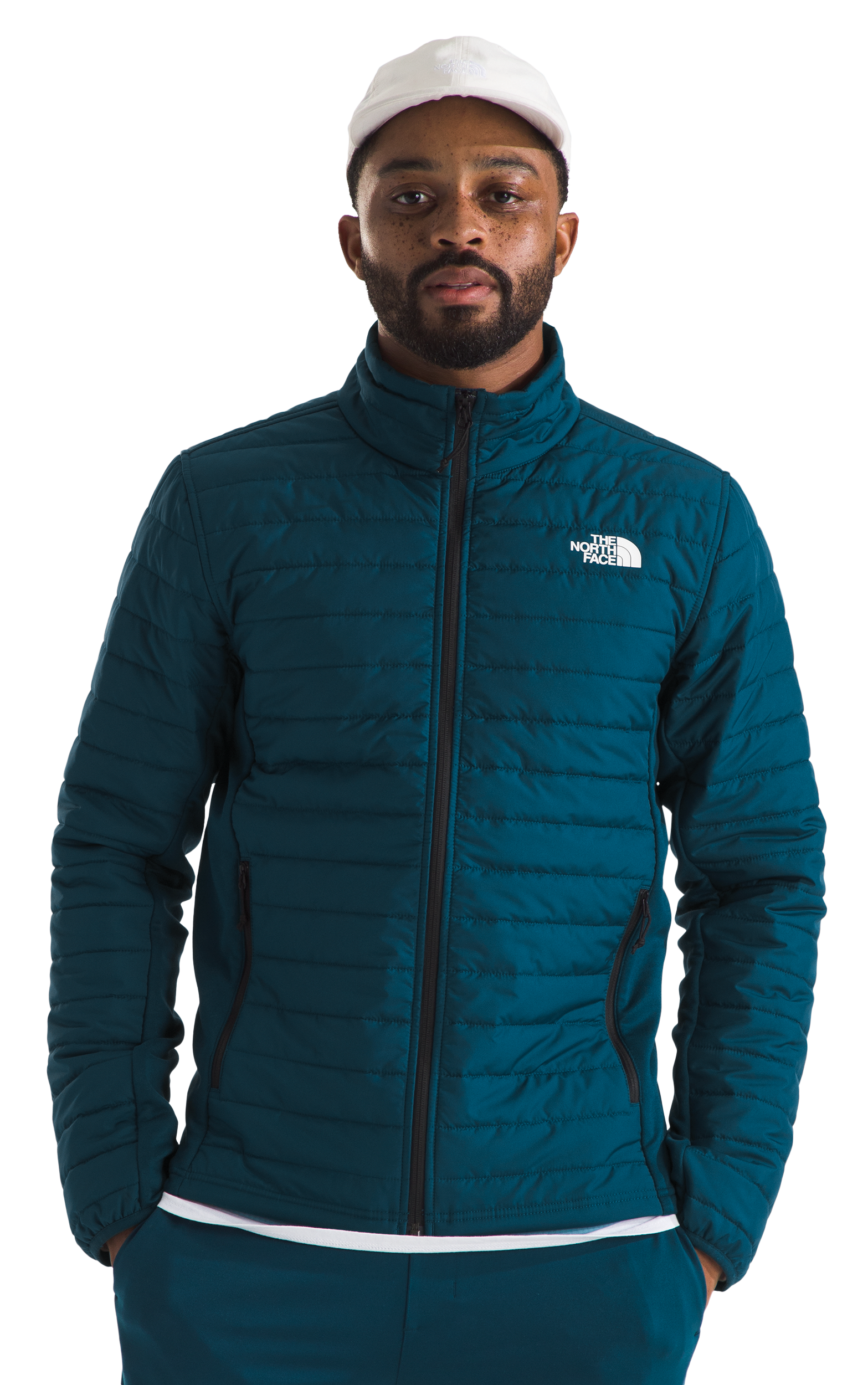 Image of The North Face Canyonlands Hybrid Jacket for Men - Midnight Petrol - S