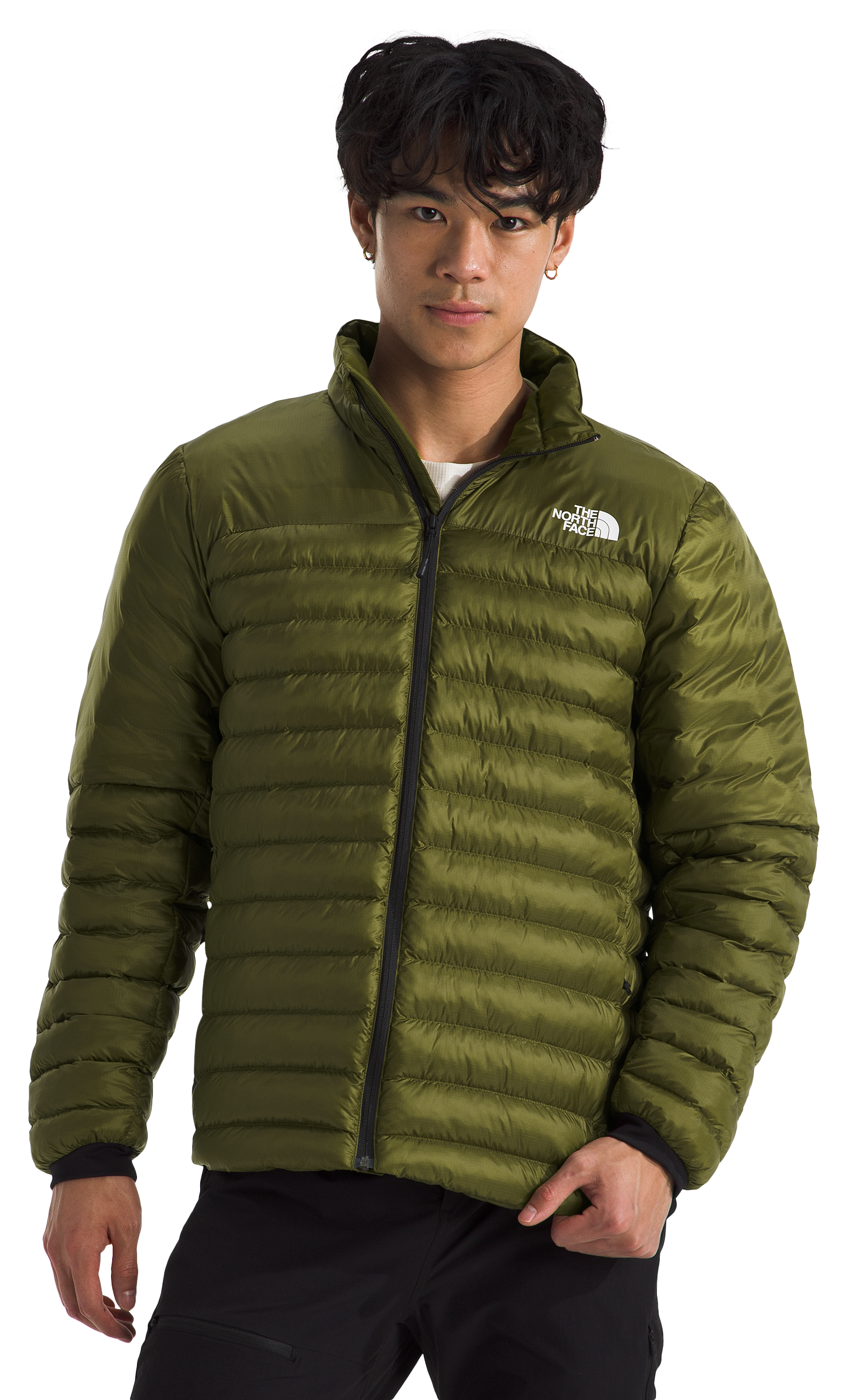 Image of The North Face Terra Peak Jacket for Men - Forest Olive - L