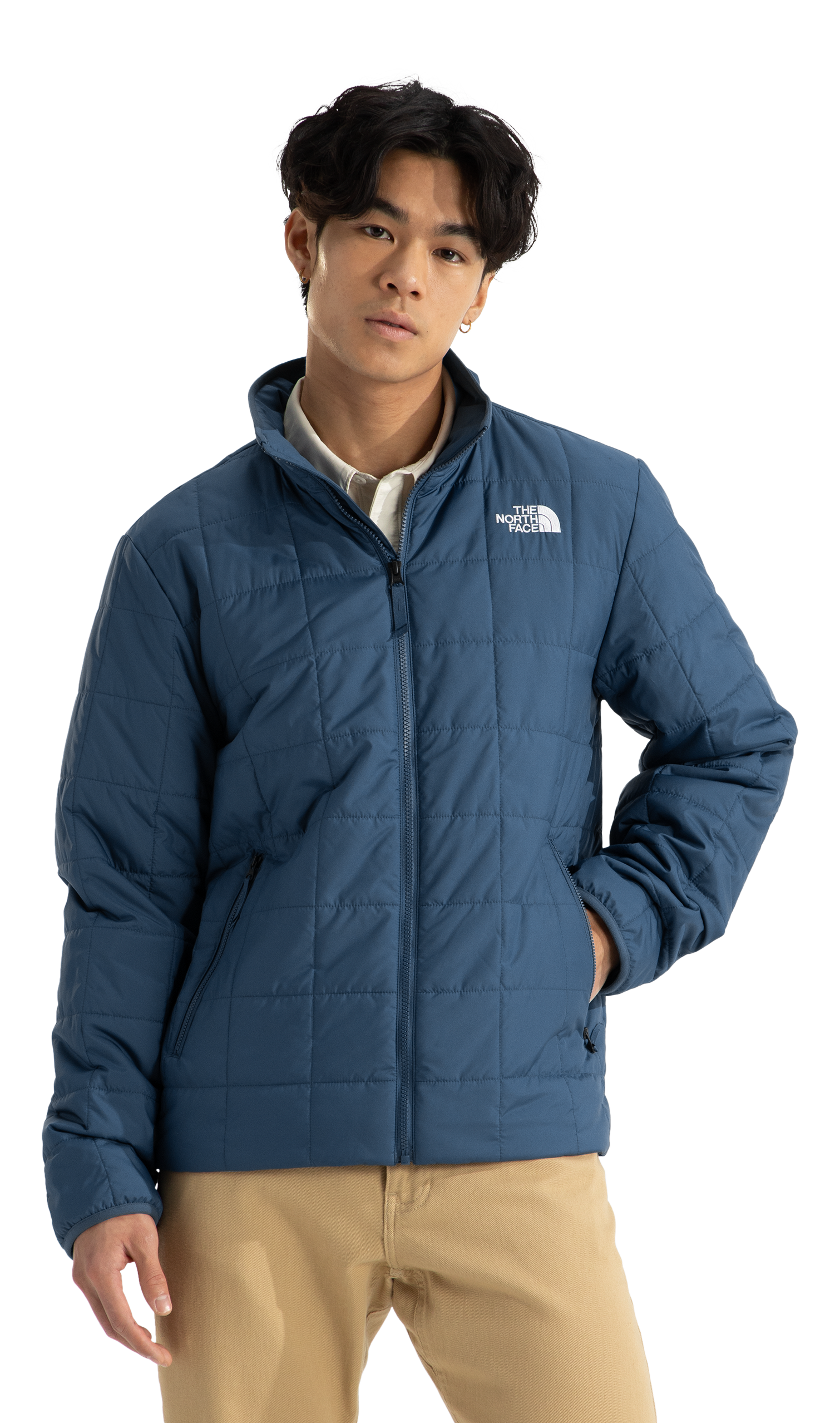 Image of The North Face Junction Full-Zip Insulated Jacket for Men - Shady Blue - S