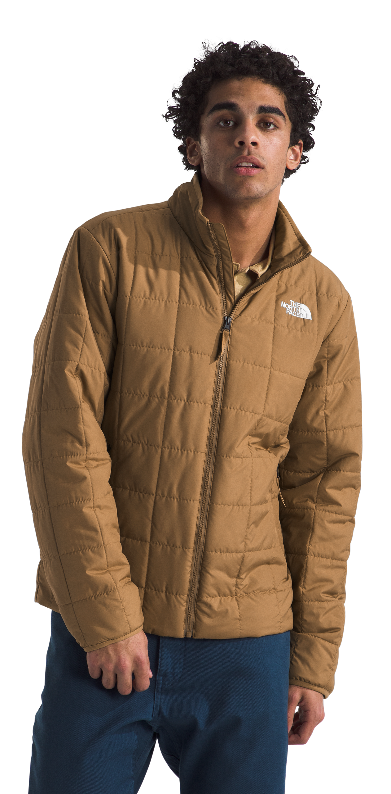 Image of The North Face Junction Full-Zip Insulated Jacket for Men - Utility Brown - S