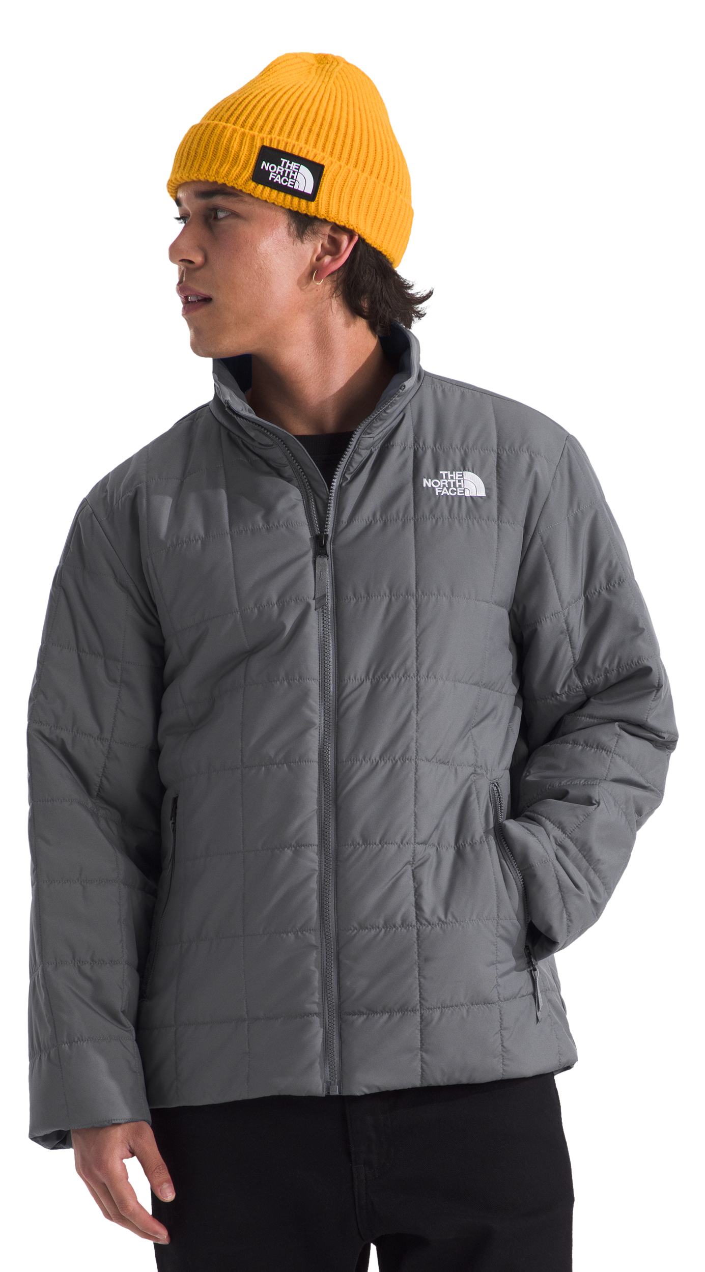 Image of The North Face Junction Full-Zip Insulated Jacket for Men - Smoked Pearl - S