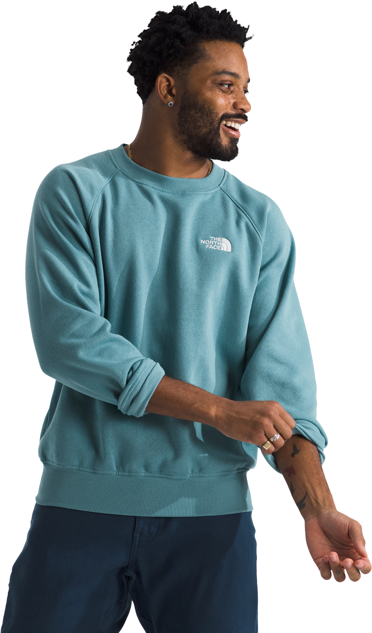 The North Face Evolution Vintage Crew-Neck Long-Sleeve Sweatshirt for Men