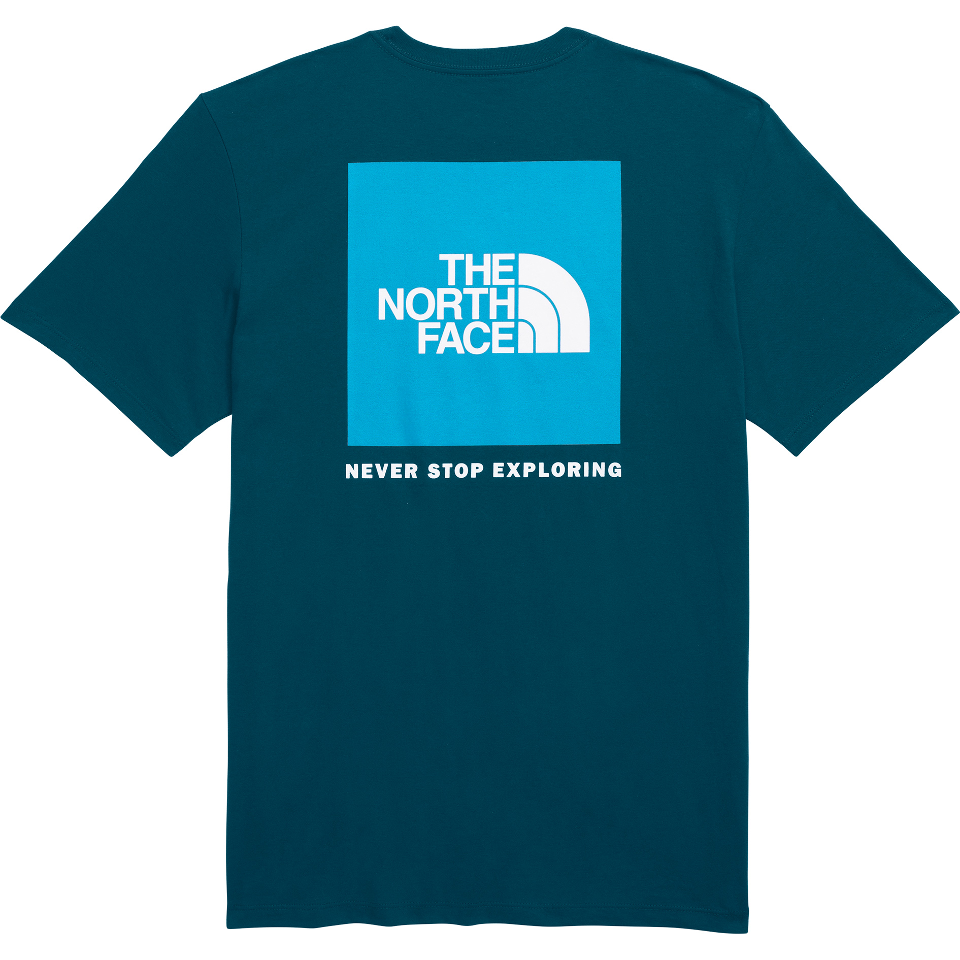 Image of The North Face Box NSE Short-Sleeve T-Shirt for Men - Midnight Petrol - M