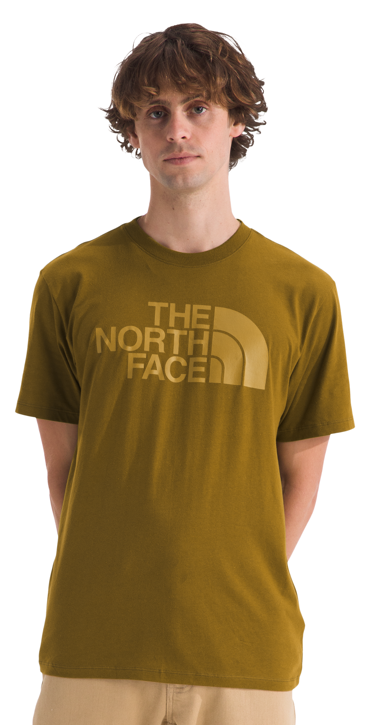 The North Face Half Dome Short-Sleeve T-Shirt for Men - Moss Green - S