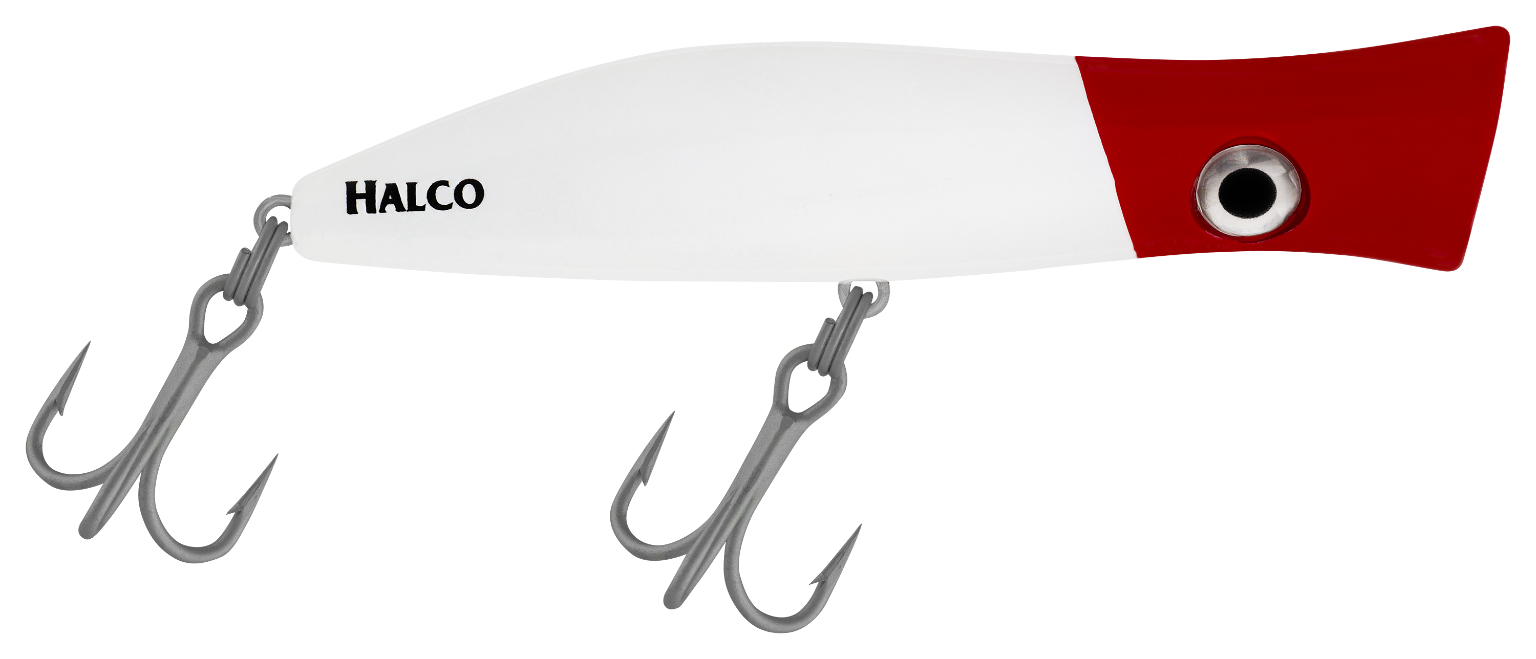 Halco Roosta Popper Haymaker - White Redhead - 5-1/3