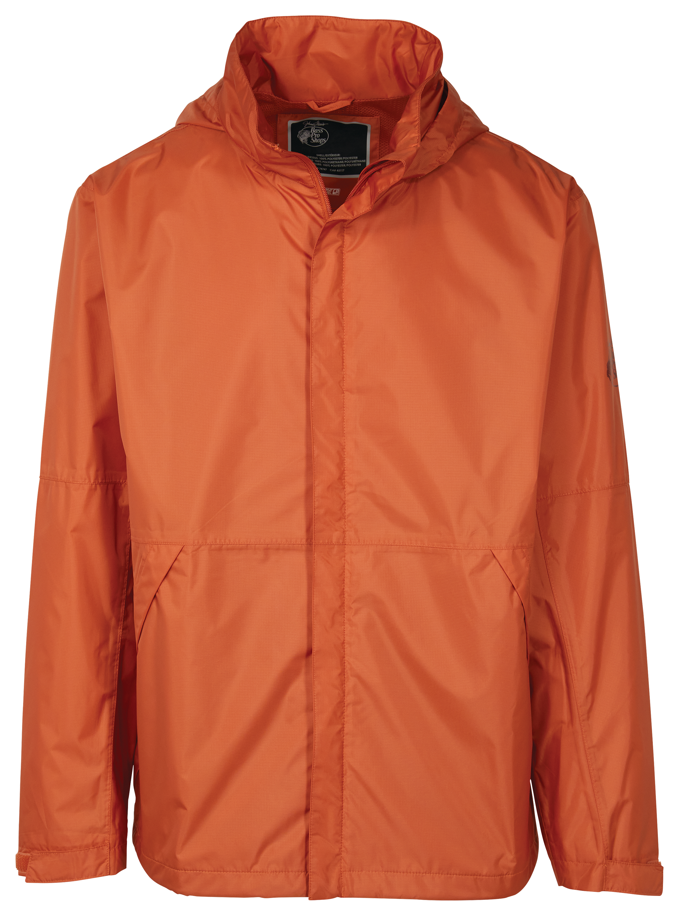 Image of Bass Pro Shops Cascade Rain Jacket for Men - Mango - M