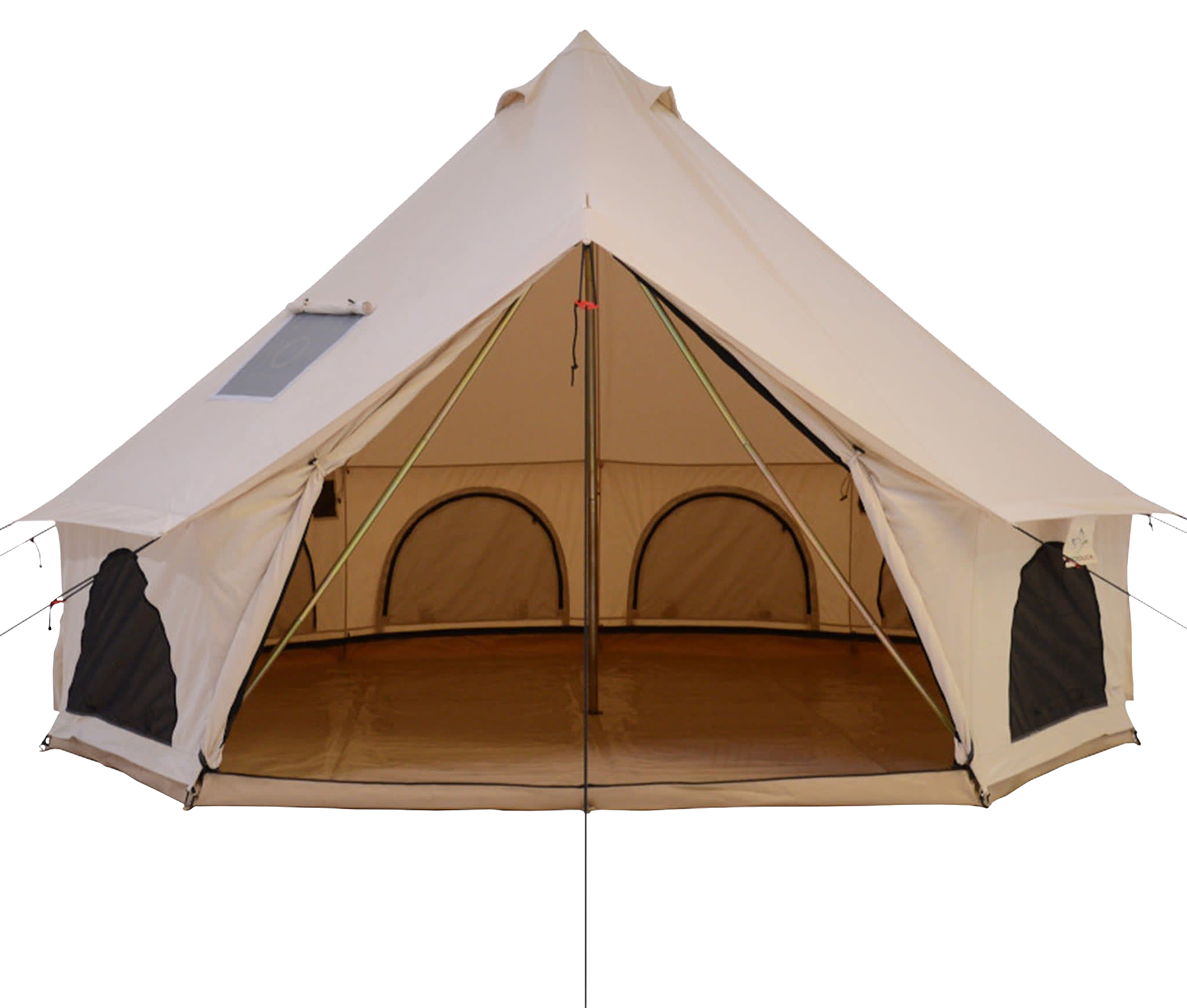 Image of White Duck Outdoors Avalon 13' Fire-Water-Repellent Bell Tent