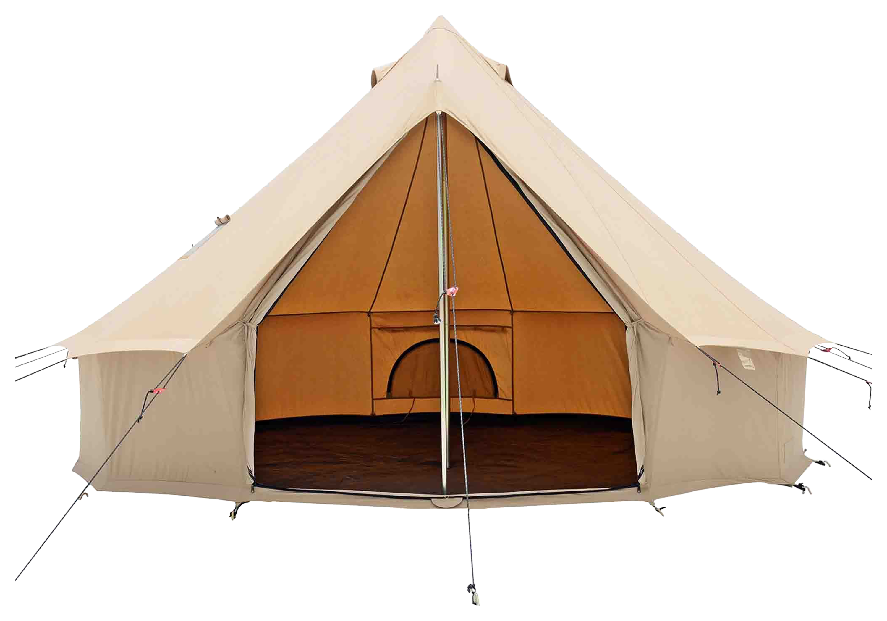 White Duck Outdoors Regatta 13' Fire-Water-Repellent Bell Tent - Sandstone Beige