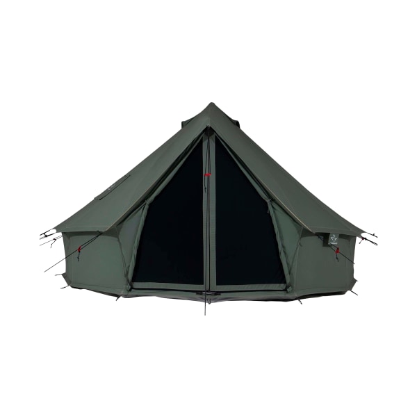 White Duck Outdoors Regatta 16 5  Fire-Water-Resistant Bell Tent - Forest Green