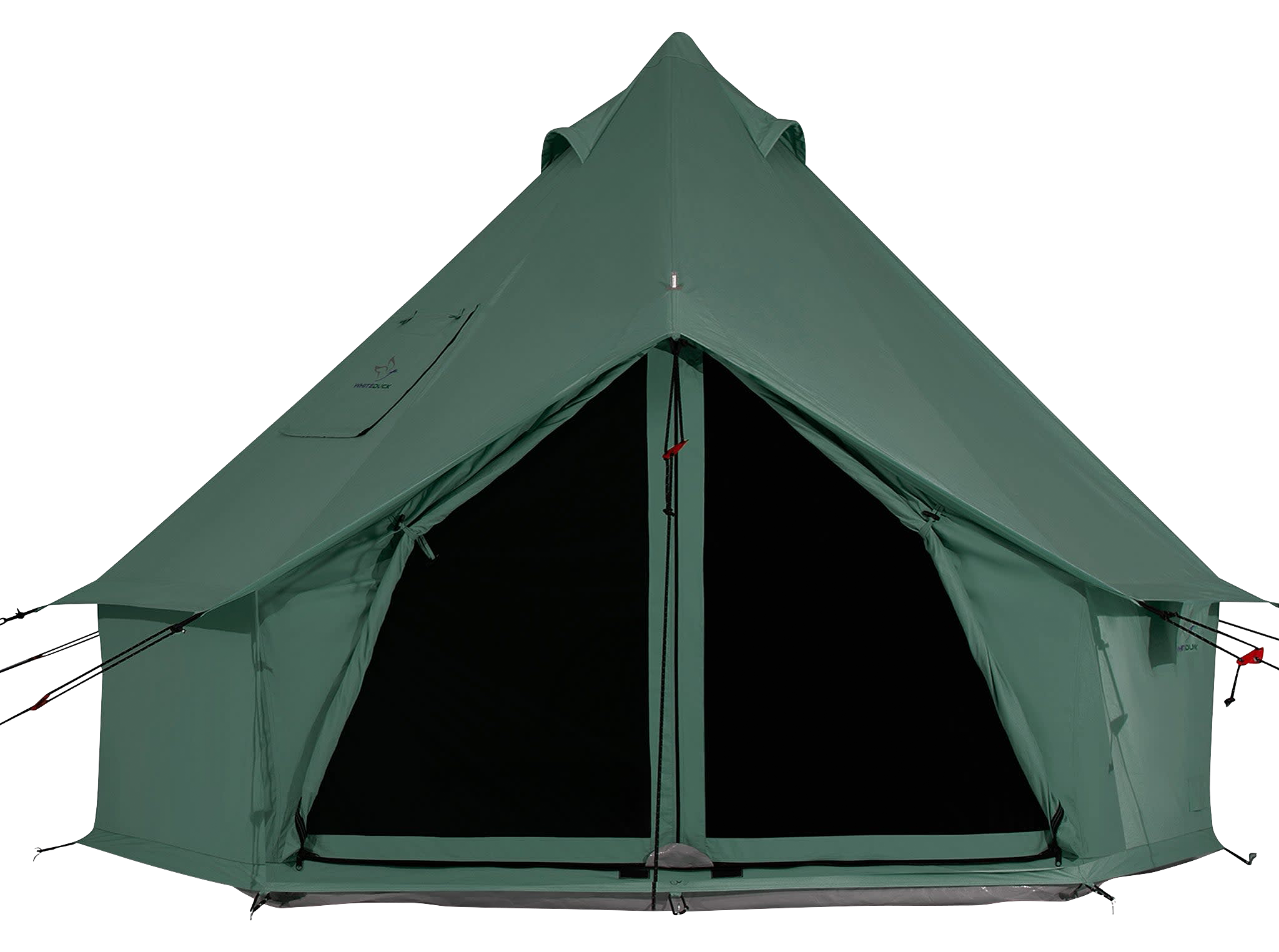 Image of White Duck Outdoors Regatta 10' Water-Repellent Bell Tent - Forest Green