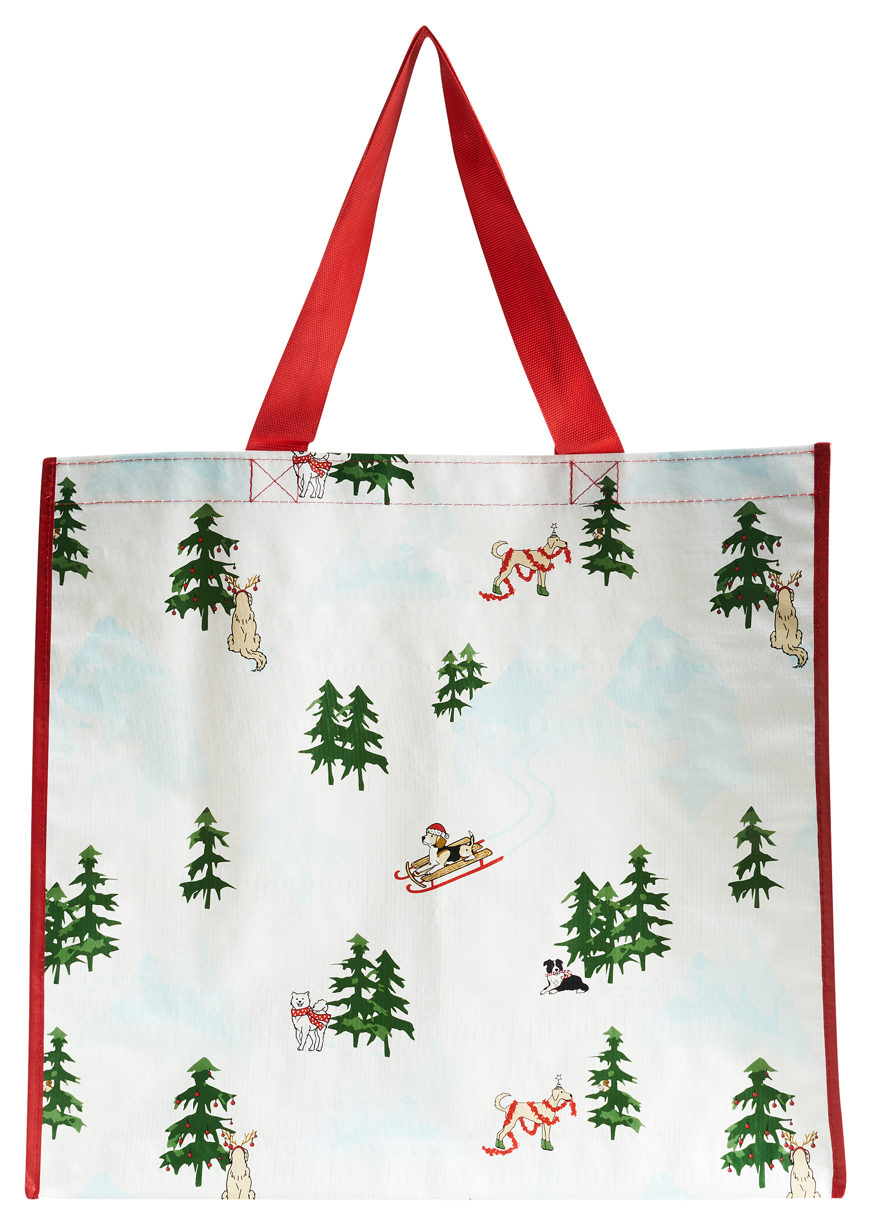 Image of Bass Pro Shops Christmas Canines Reusable Bag