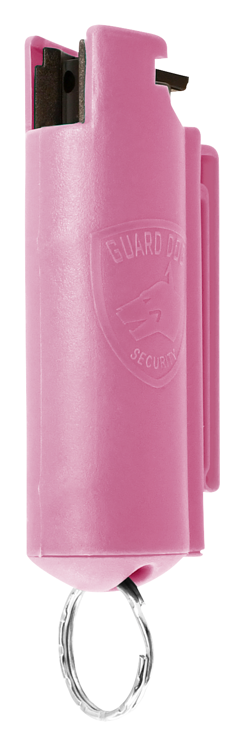 Guard Dog Security Quick Action Pepper Spray with Key Ring - Light Pink - Guard Dog Security