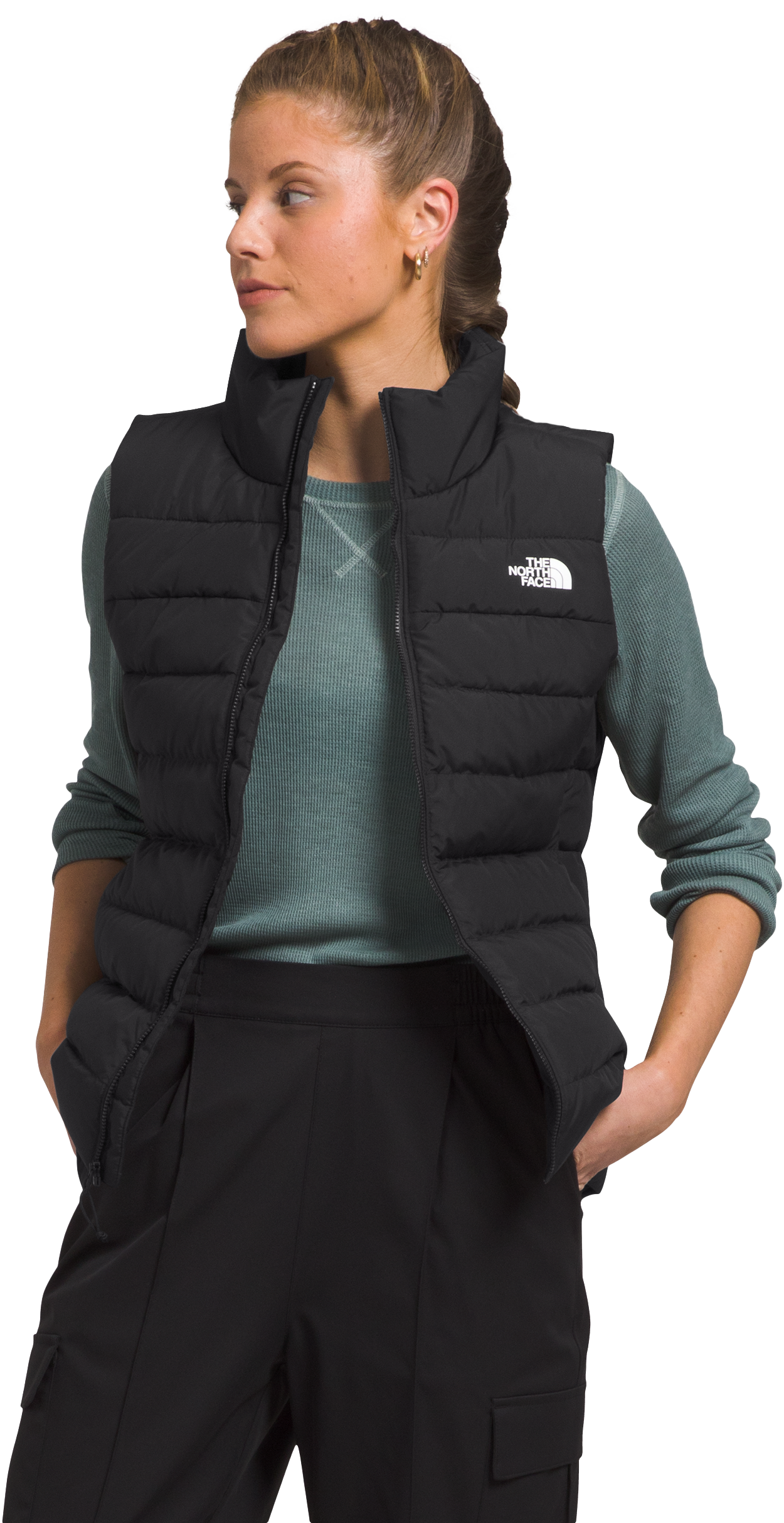 The North Face Women's Aconcagua 3 Vest in TNF Black / NPF - Size: Medium
