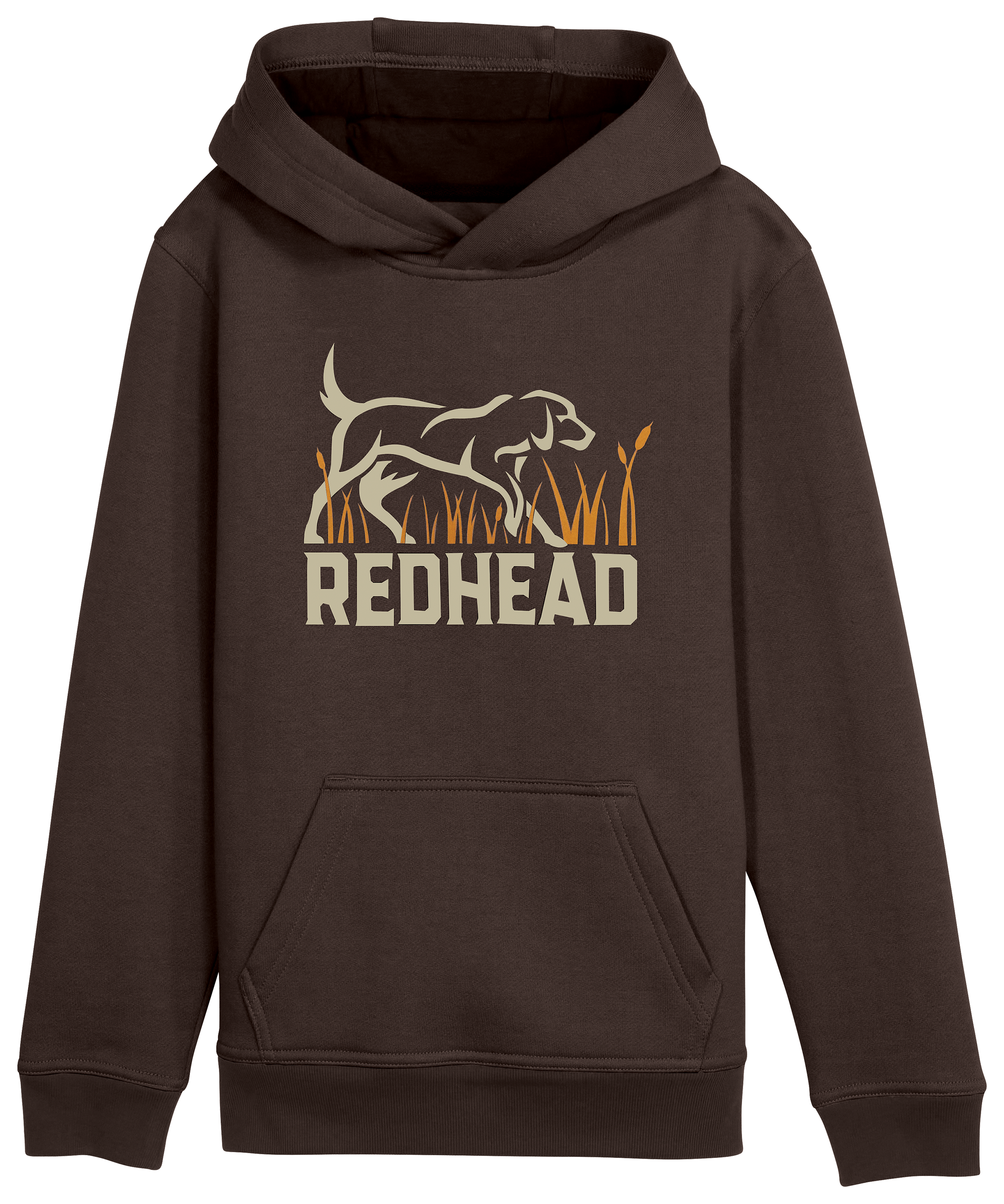 Image of RedHead Hunting Fleece Hoodie for Youth - Brown - S