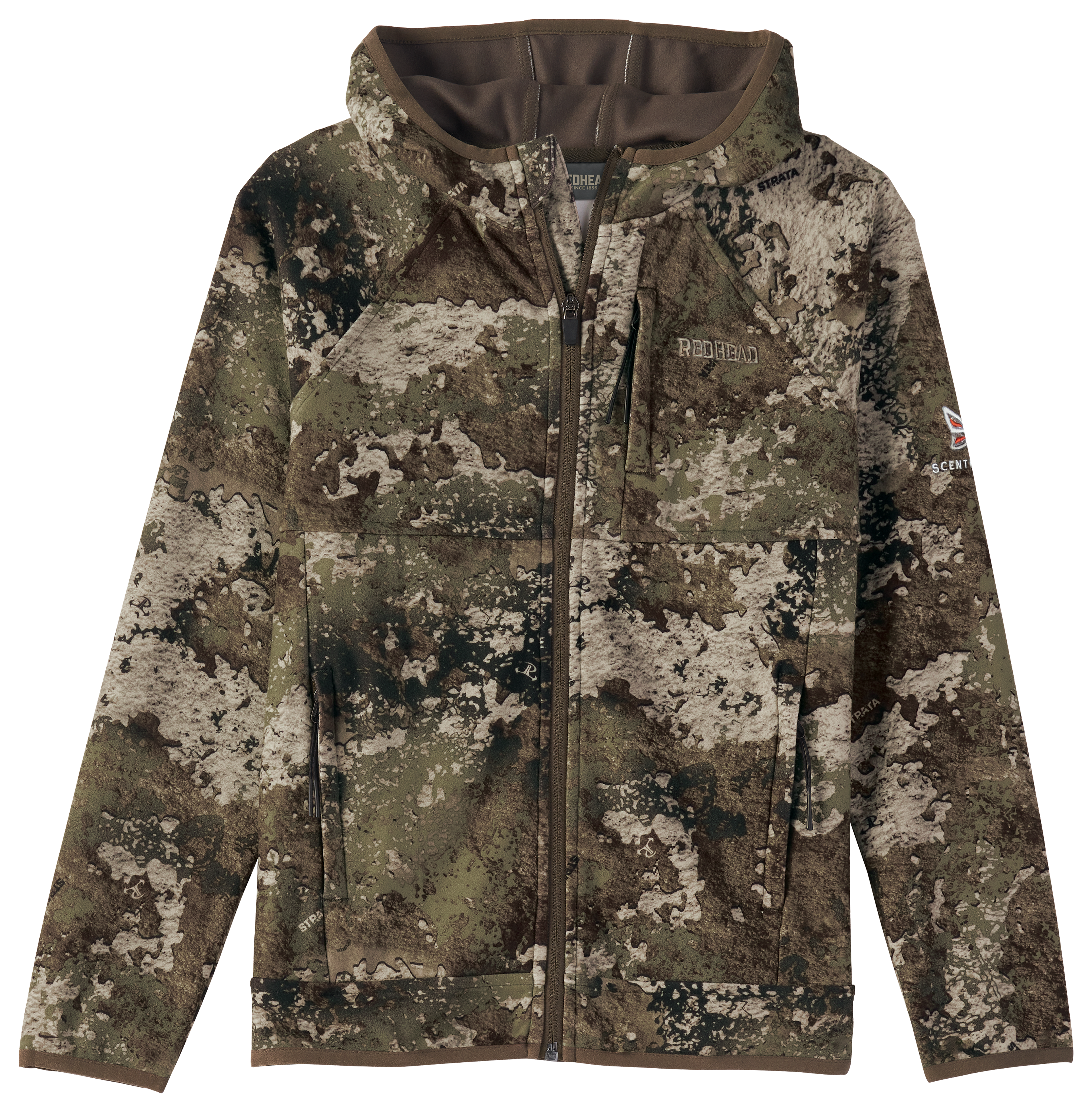 Image of RedHead Full-Zip Tech Fleece Hoodie with SCENTINEL for Youth - TrueTimber Strata - S