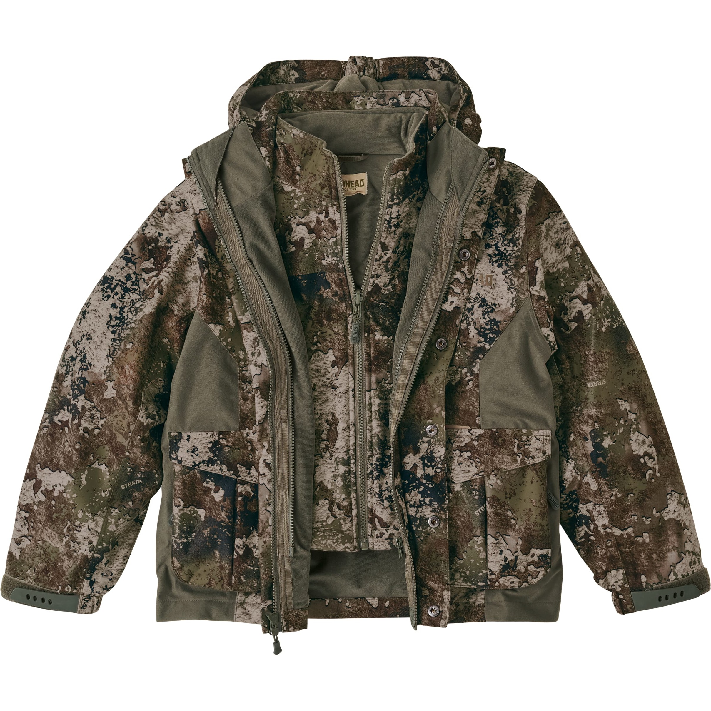 Image of RedHead Silent Stalker Elite Parka for Youth - TrueTimber Strata - M
