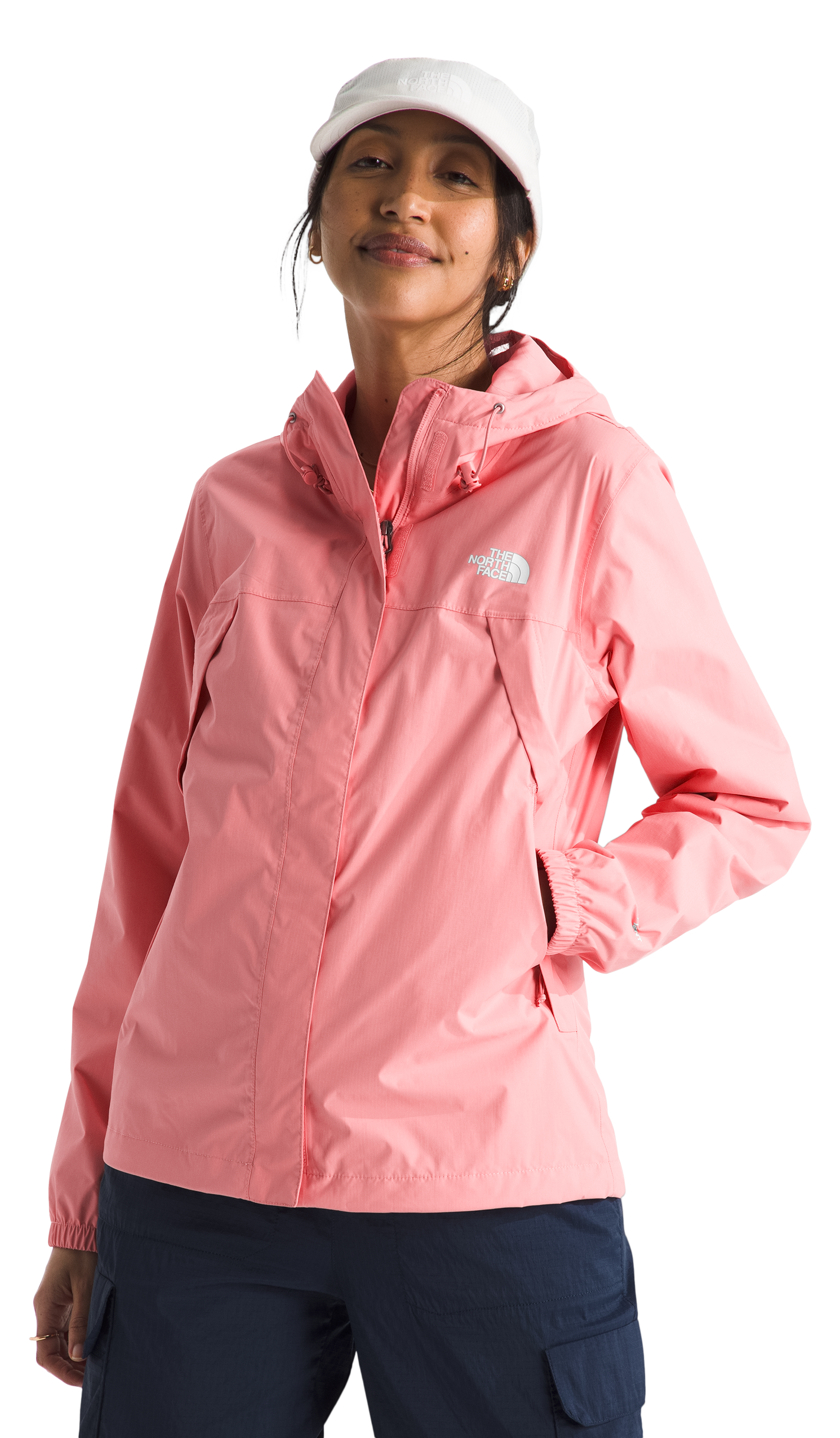 Image of The North Face Antora Lightweight Jacket for Ladies - Terracotta - S