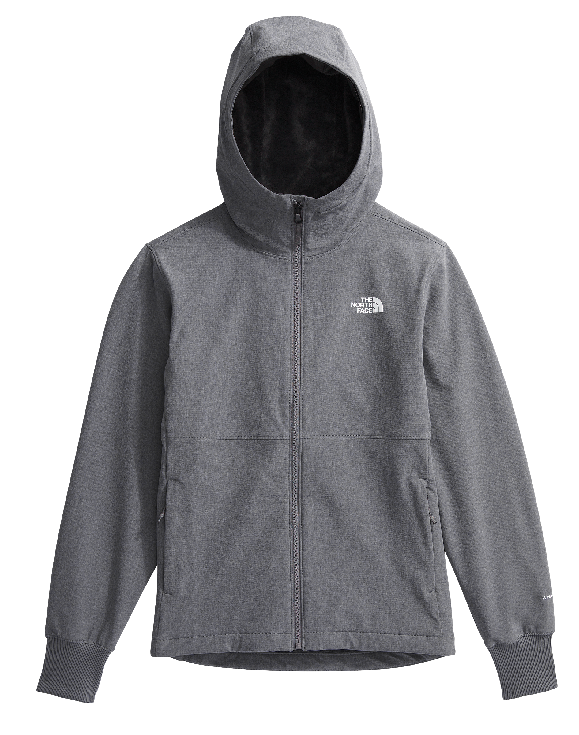 Image of The North Face Shelbe Raschel Hoodie for Ladies - Smoked Pearl Heather - S