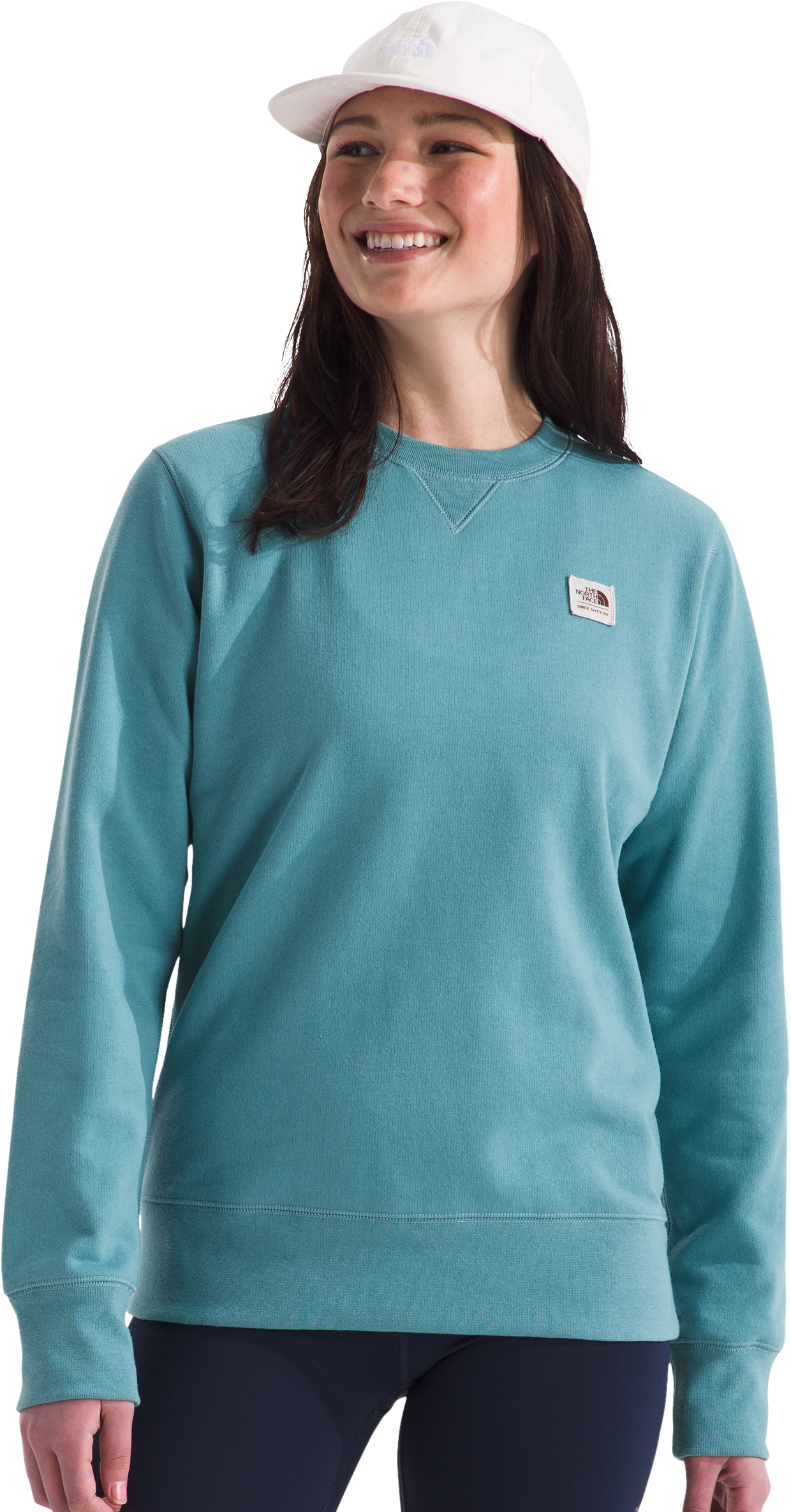 THE NORTH FACE Heritage Patch Crew-Neck Sweatshirt for Ladies