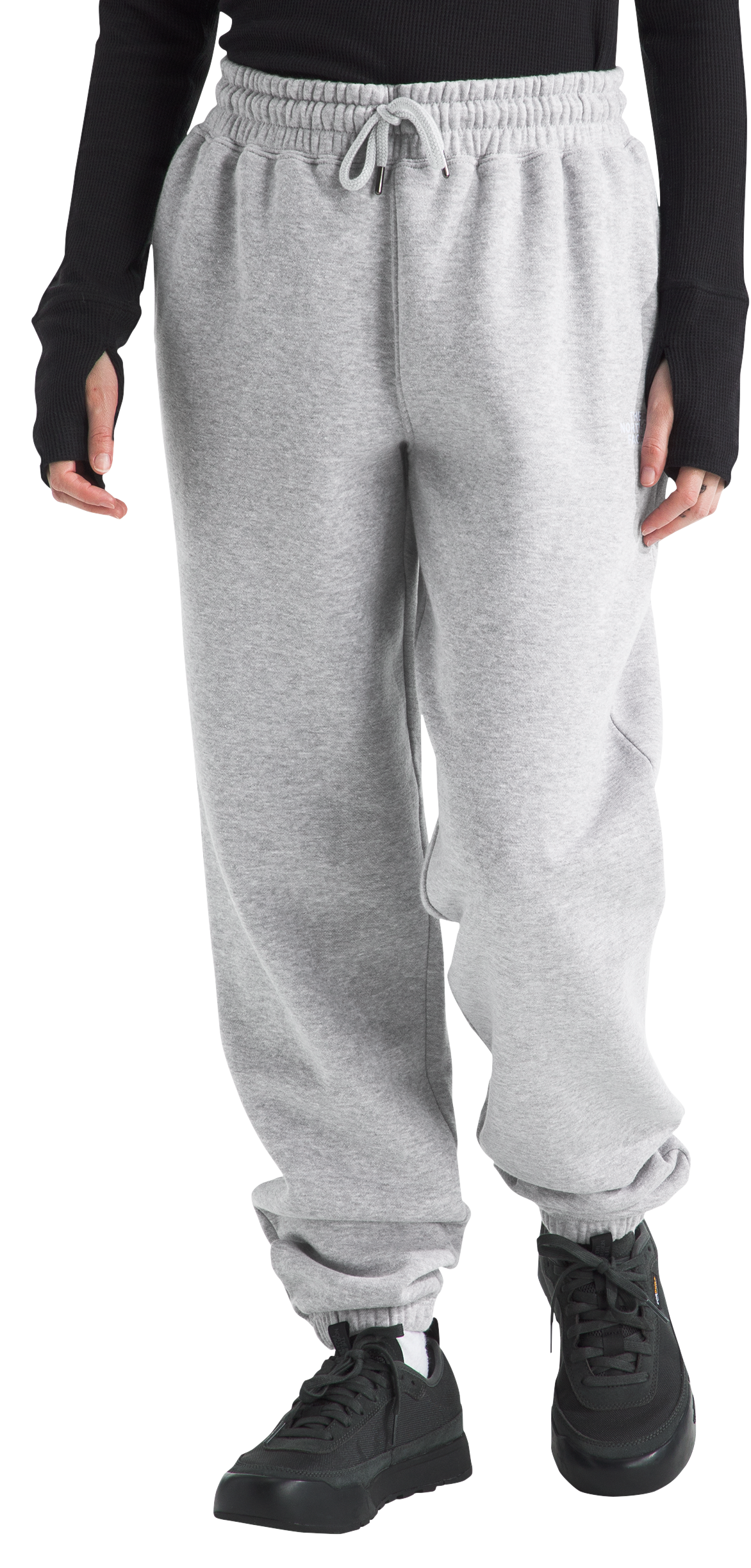 Image of The North Face Core Sweatpants for Ladies - TNF Light Grey Heather/TNF White - S