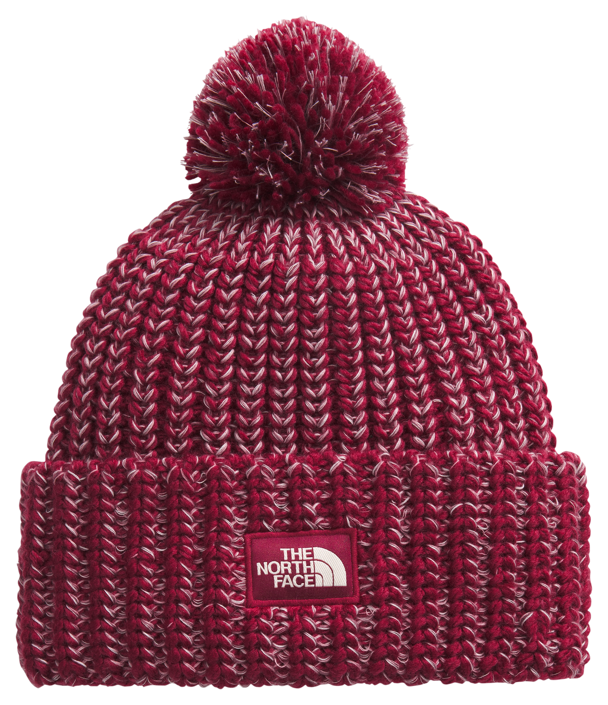 Image of The North Face Cozy Chunky Cabin Beanie for Ladies - Beetroot/Mauve/Midnight Mauve