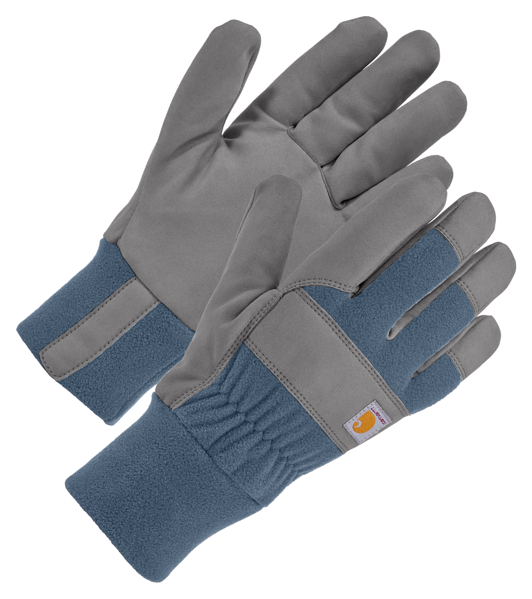 Image of Carhartt Wind Fighter Fleece Work Gloves for Ladies - Thundercloud - M