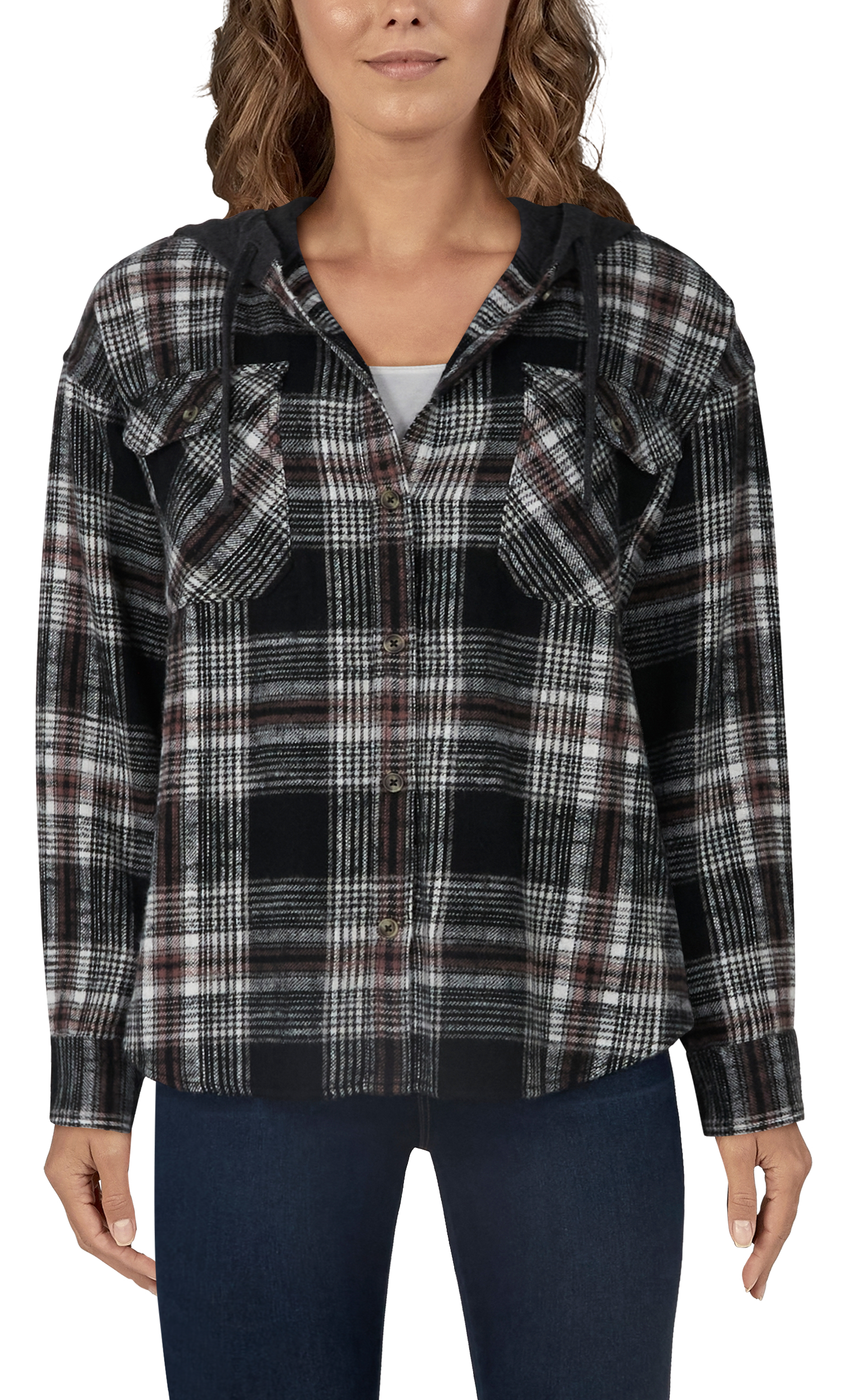 Natural Reflections Weekend Rewind Flannel Hoodie for Ladies | Bass Pro ...