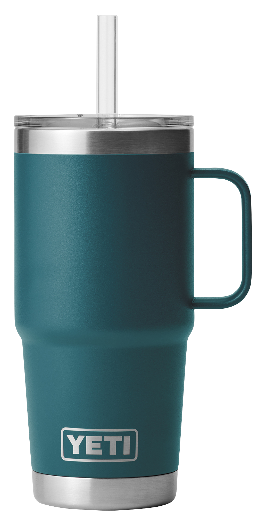 Image of YETI Rambler Mug with Straw Lid - Agave Teal - 25 oz.