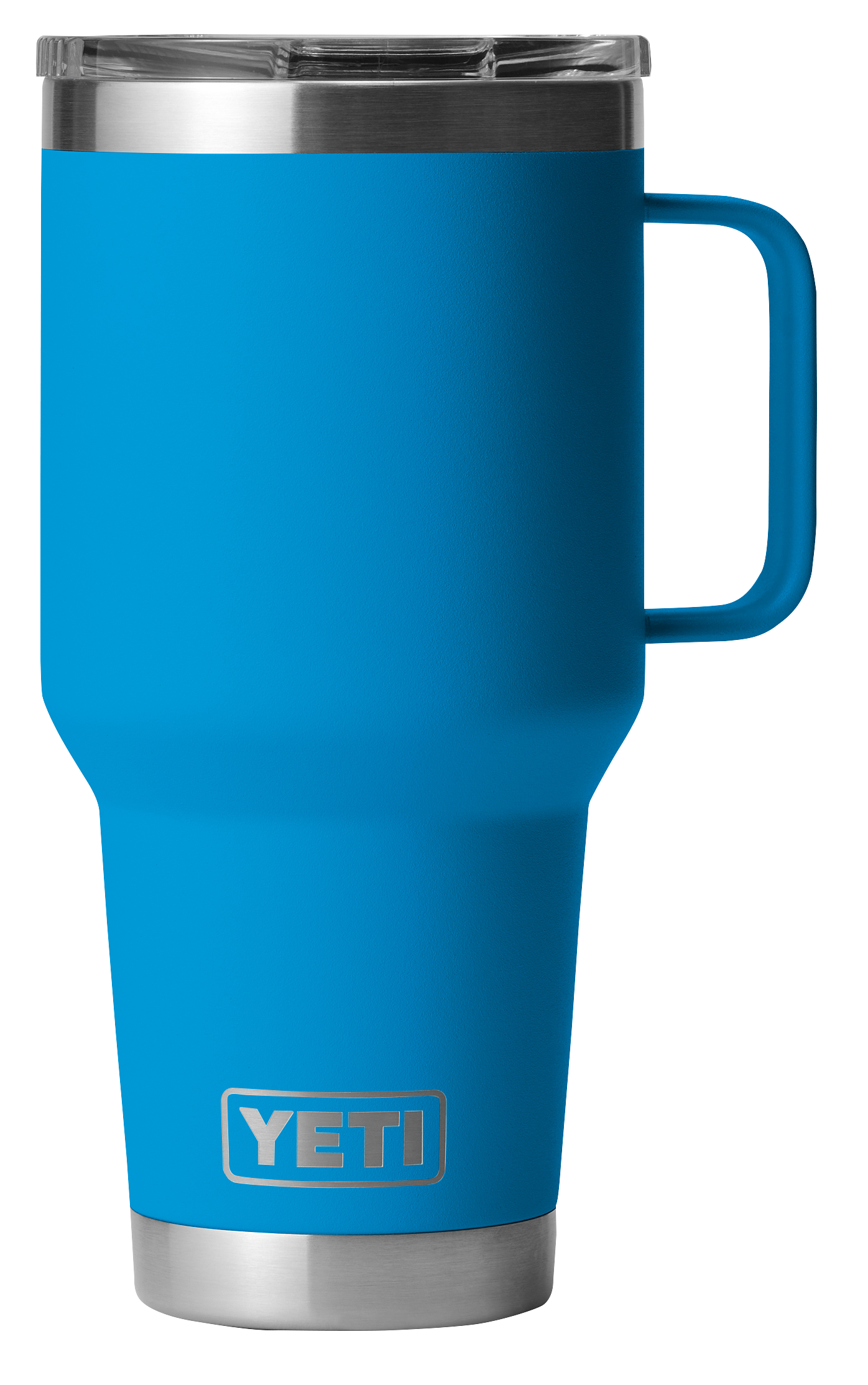 Image of YETI Rambler 30-oz. Travel Mug with Stronghold Lid - Big Wave Blue