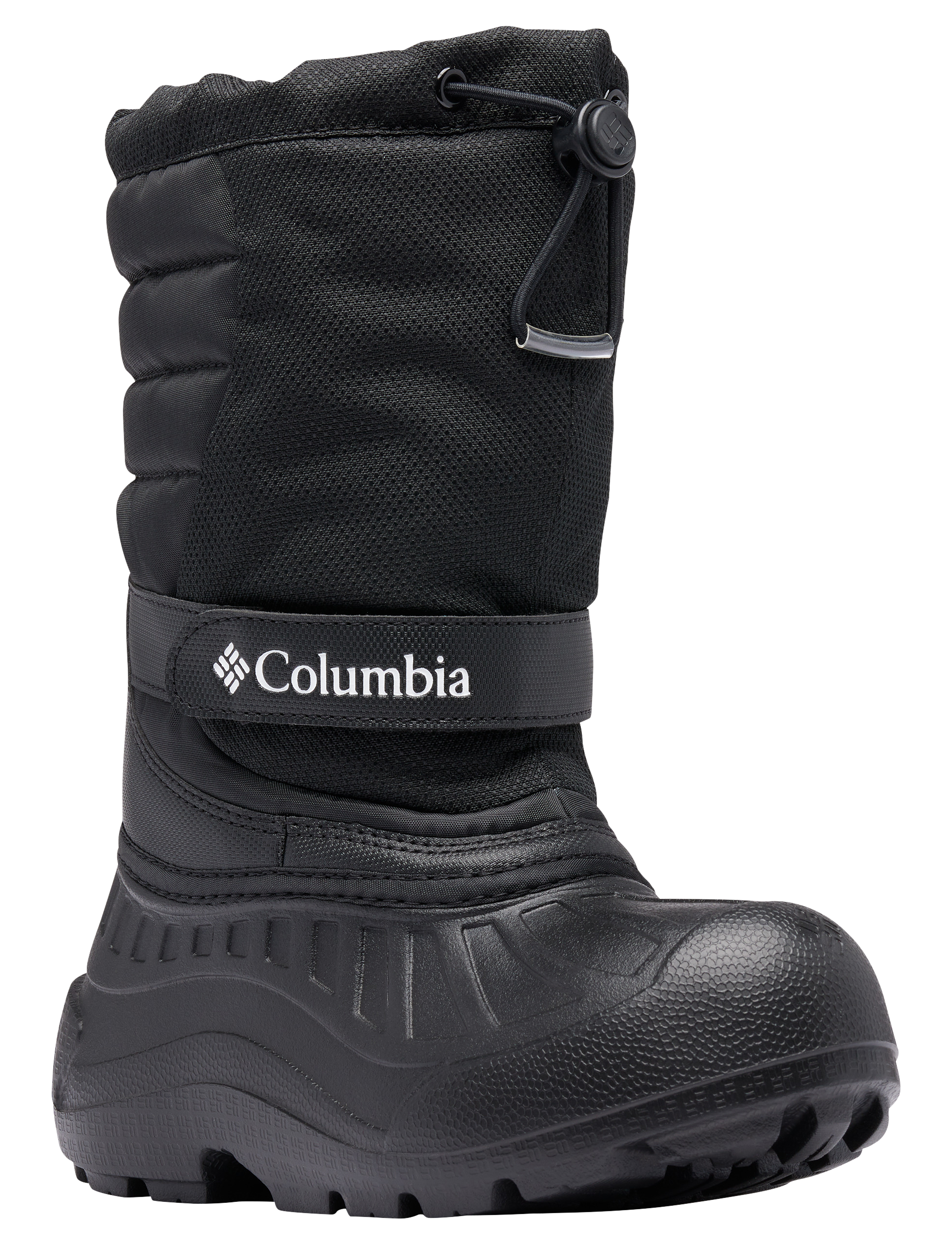 Image of Columbia Powderbug Snowlite Pac Boots for Kids - Black/White - 2 Kids