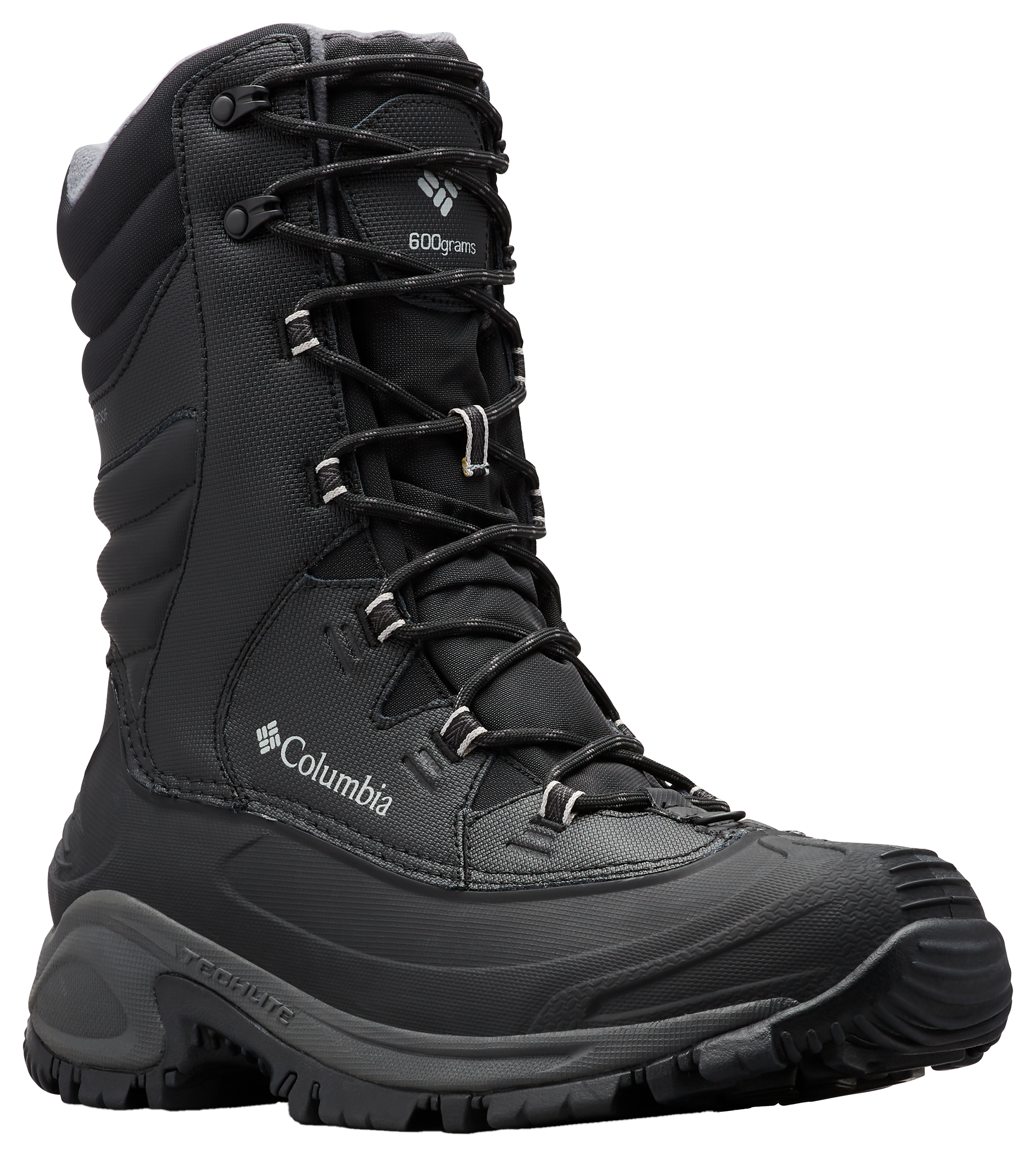 Image of Columbia Bugaboot III XTM Insulated Waterproof Pac Boots for Men - Black/Columbia Grey - 8M