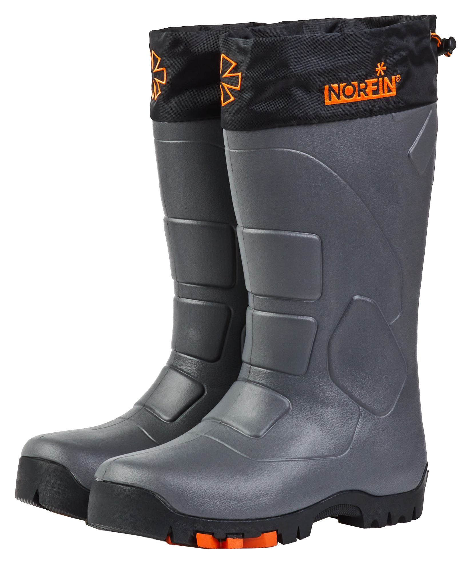 Image of Norfin Klondike 2 Insulated Boots with Built-In Ice Cleats for Kids - Gray - 5