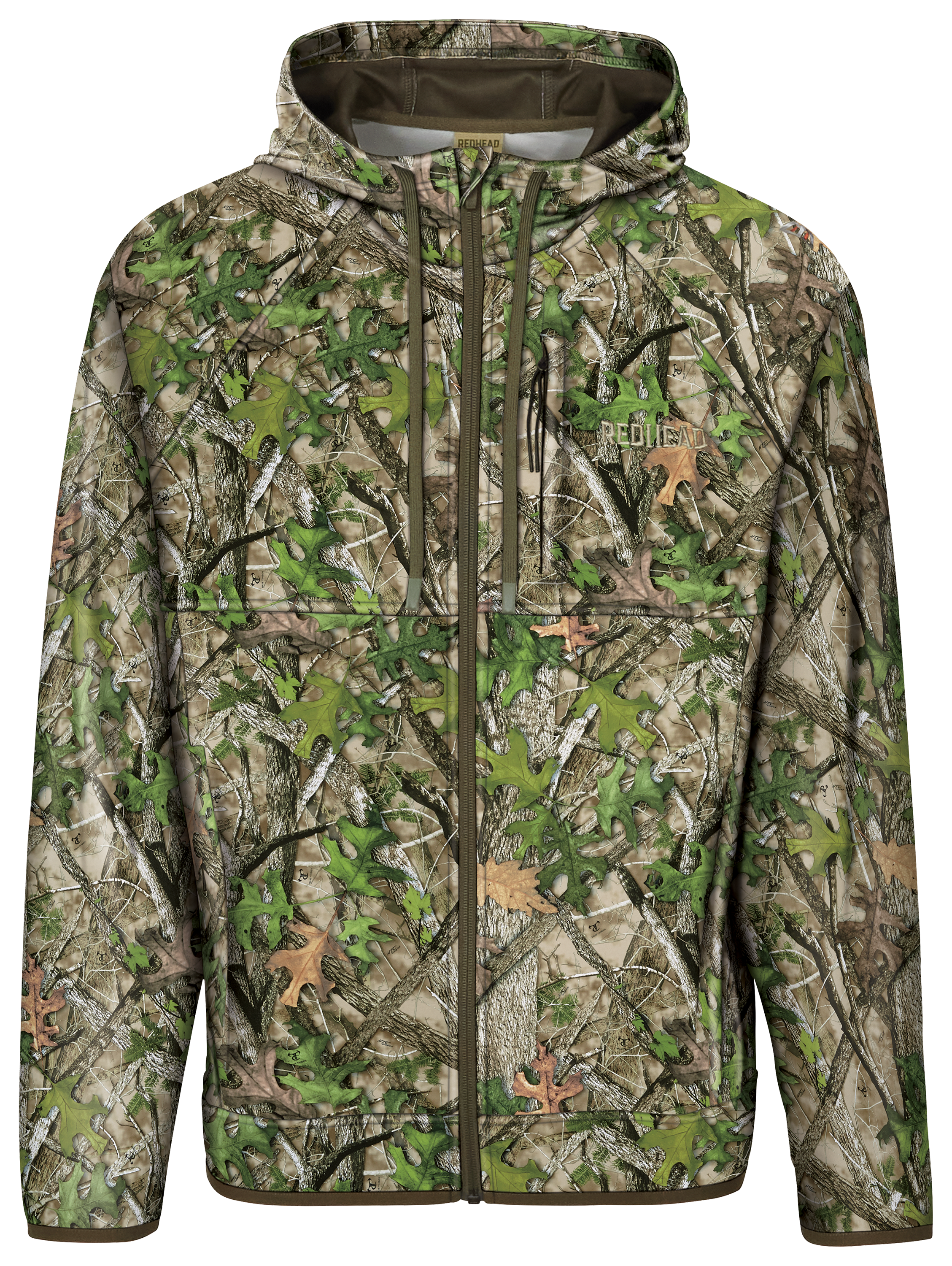 Image of RedHead Full-Zip Tech Fleece Hoodie with SCENTINEL for Men - TrueTimber HTC Green - 2XL