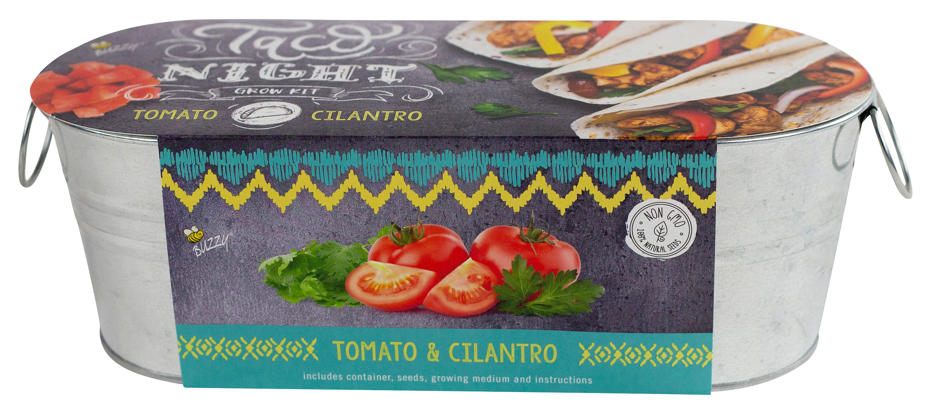 Image of Buzzy Taco Night Tomato and Cilantro Grow Kit